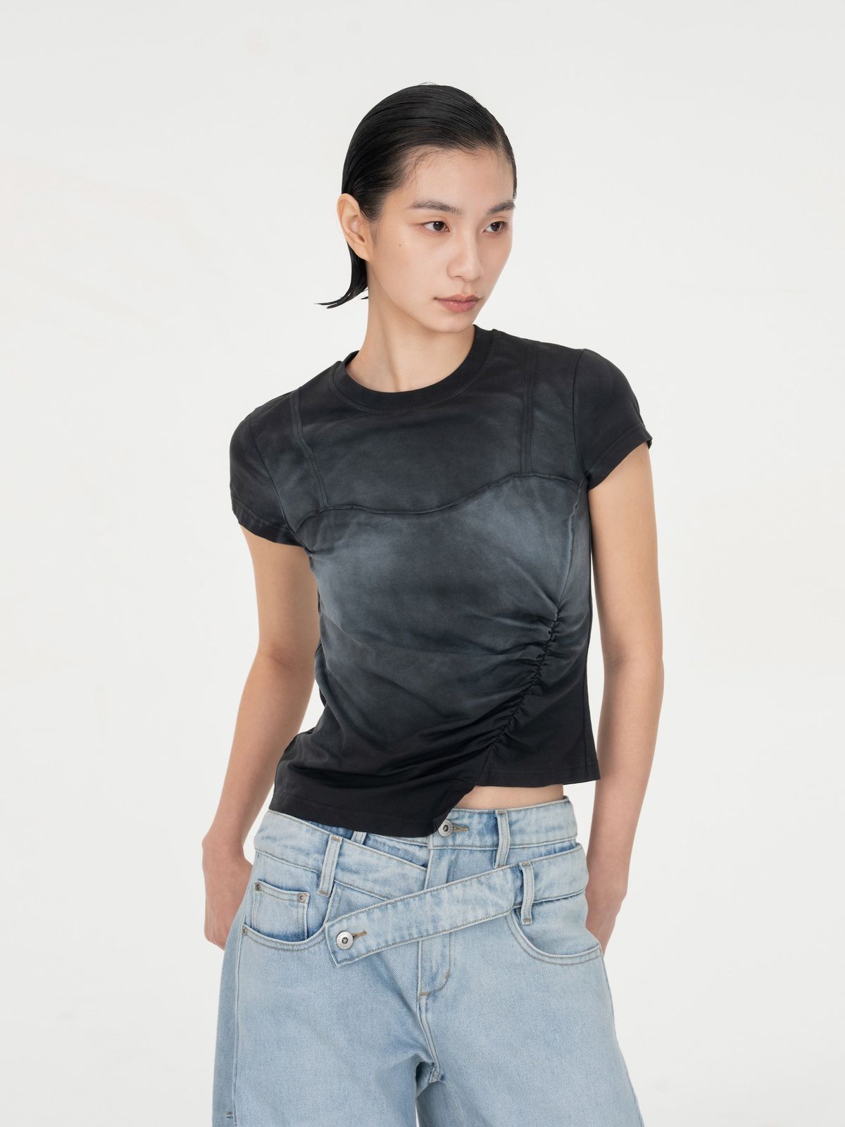 GRADIENT INDIGO T-SHIRT