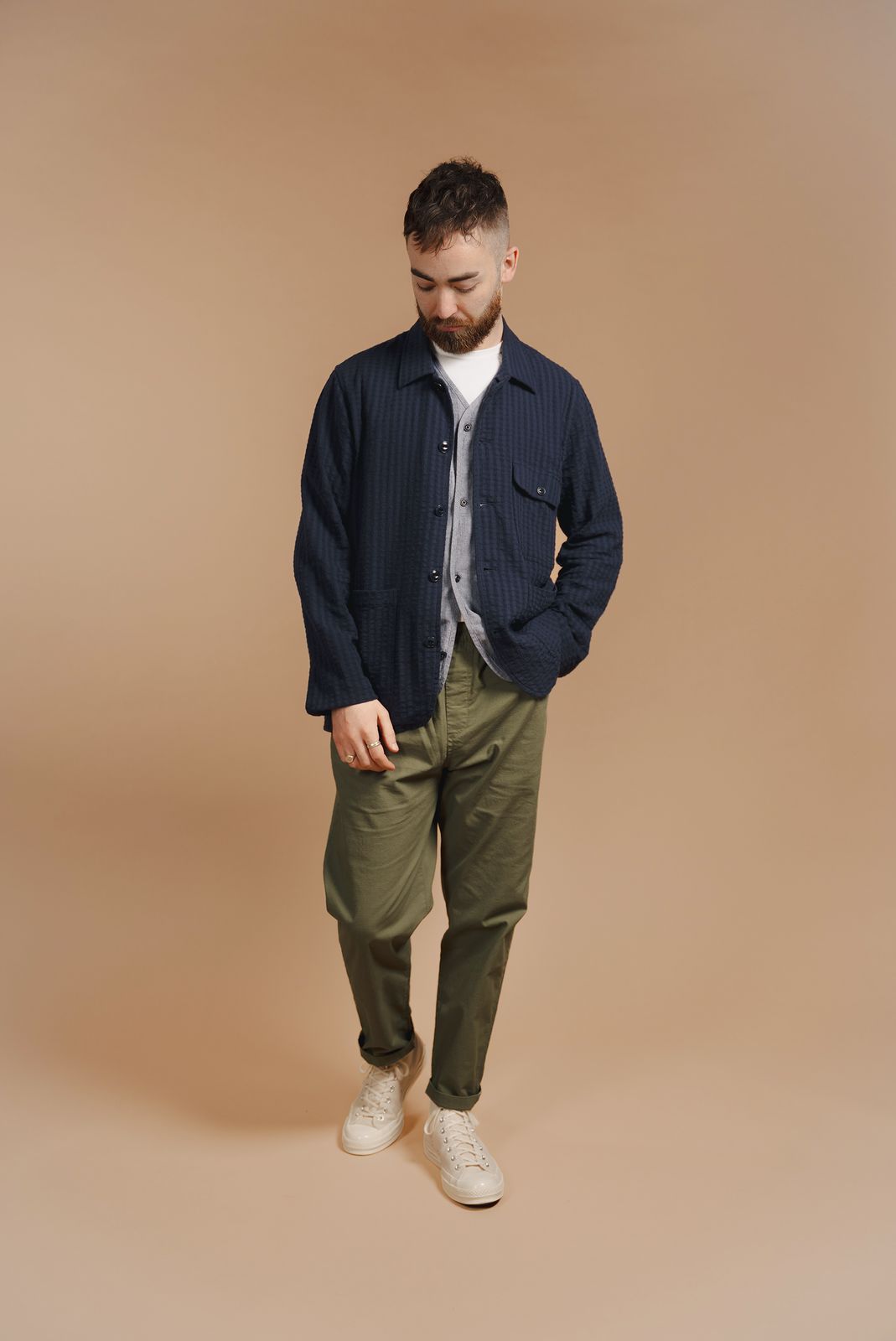 Archive Seersucker Scrib Overshirt