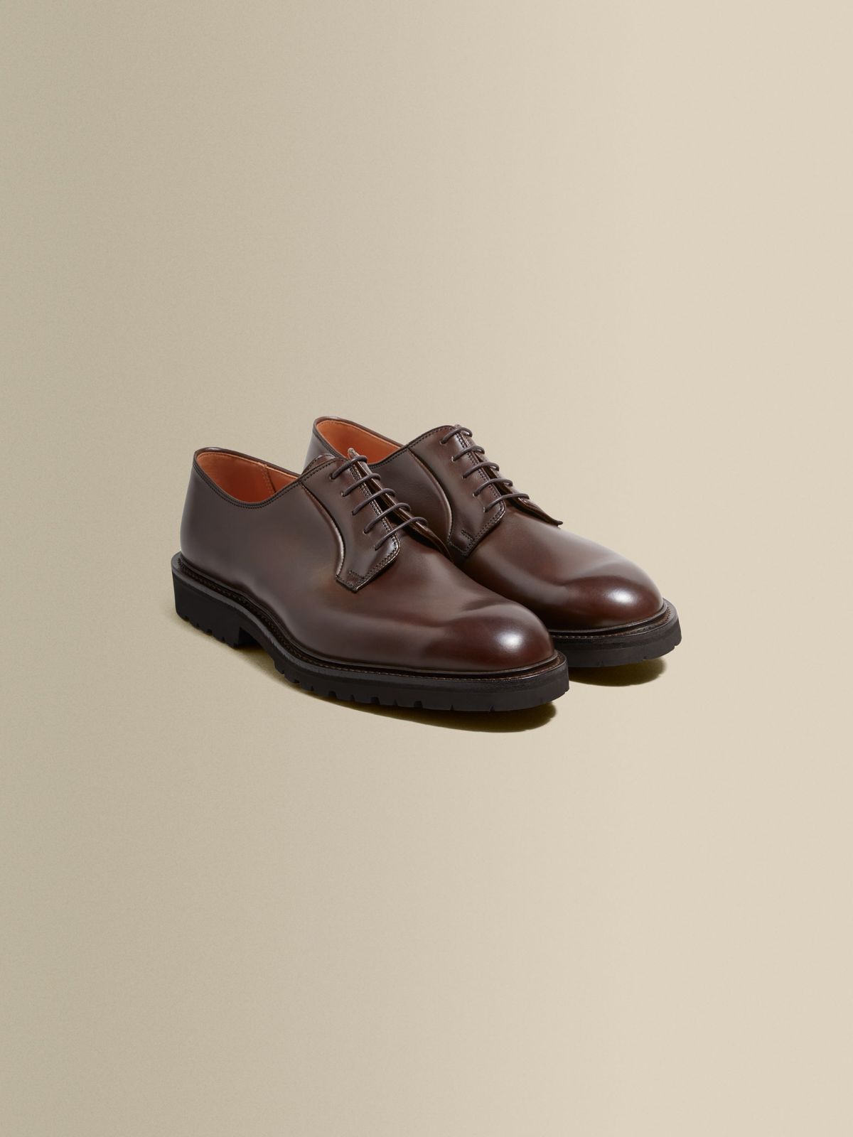 Calf Leather Derby Shoes