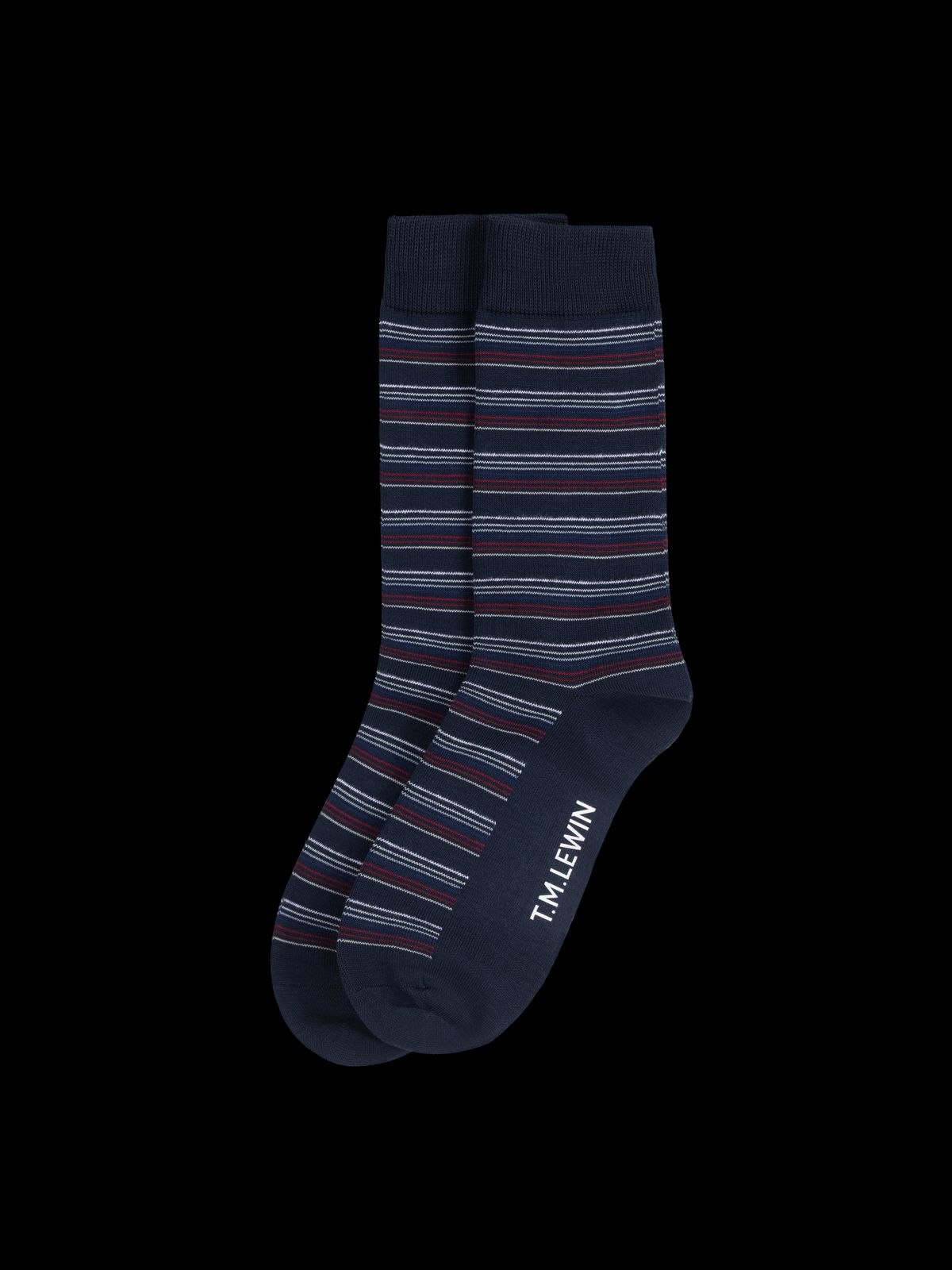 The Smart Mercerised Stripe Socks