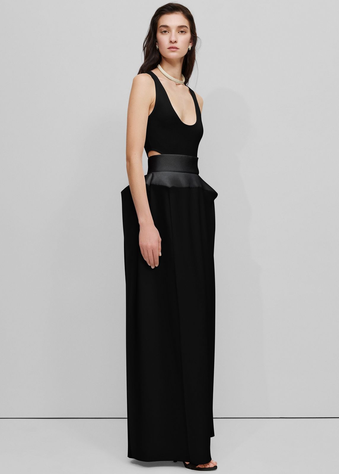 Bevza Structured Skirt - Black