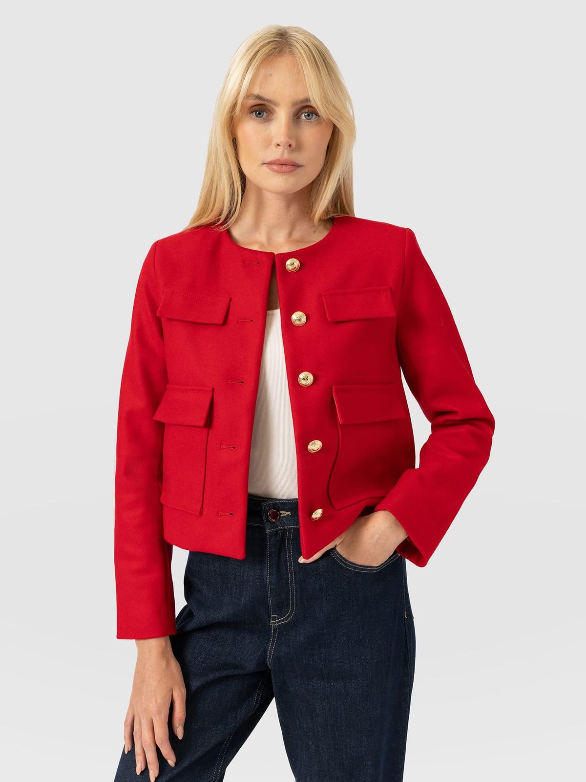 Colette Jacket - Red