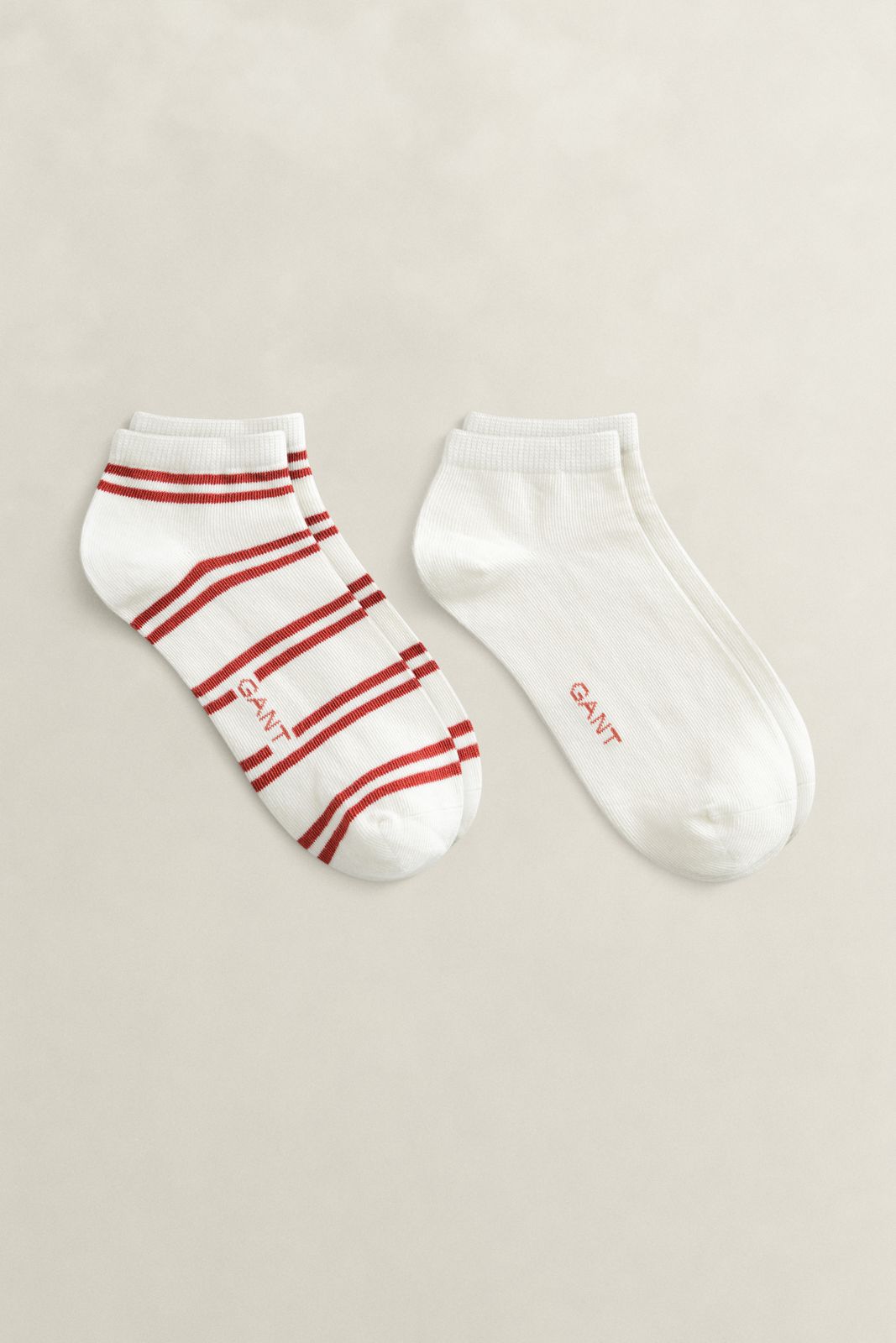 2-Pack Striped Ankle Socks - EVENING BLUE