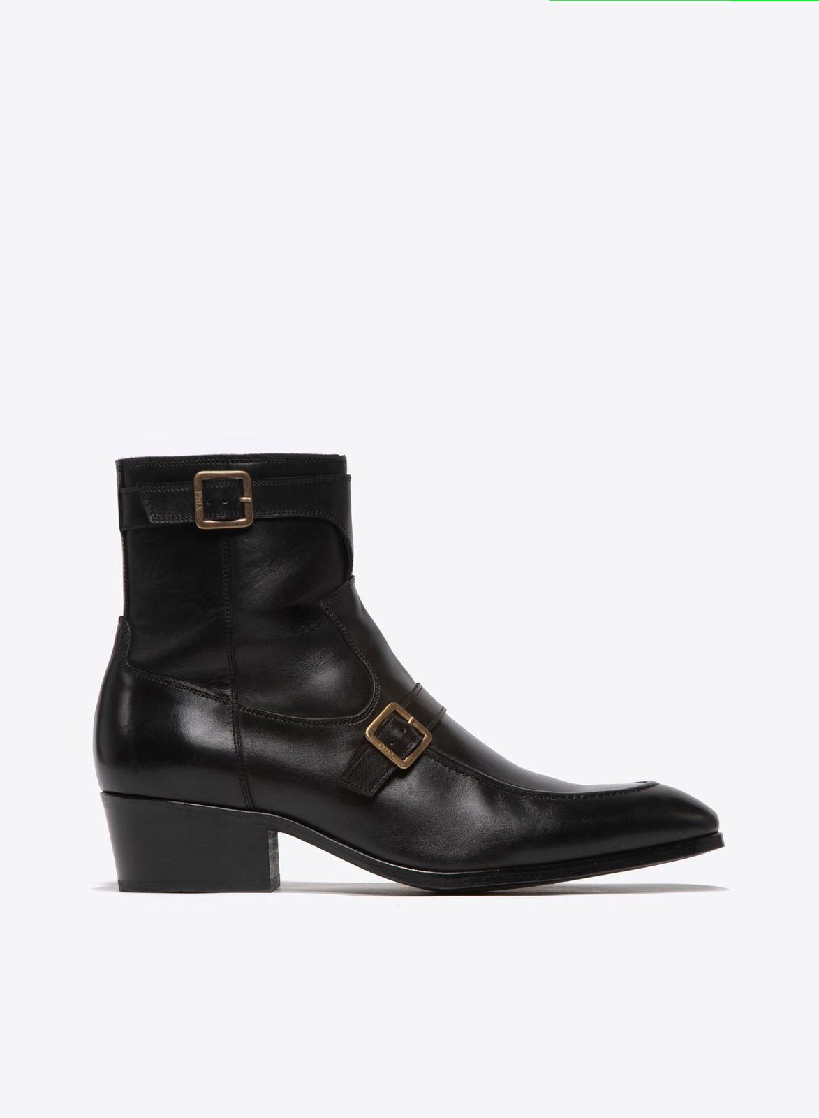 Monique 50mm Black Leather Boot