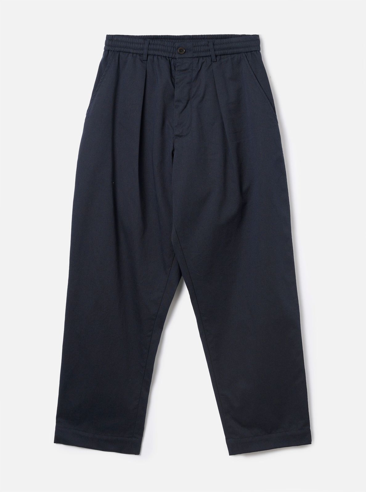 Navy Twill Oxford Pant