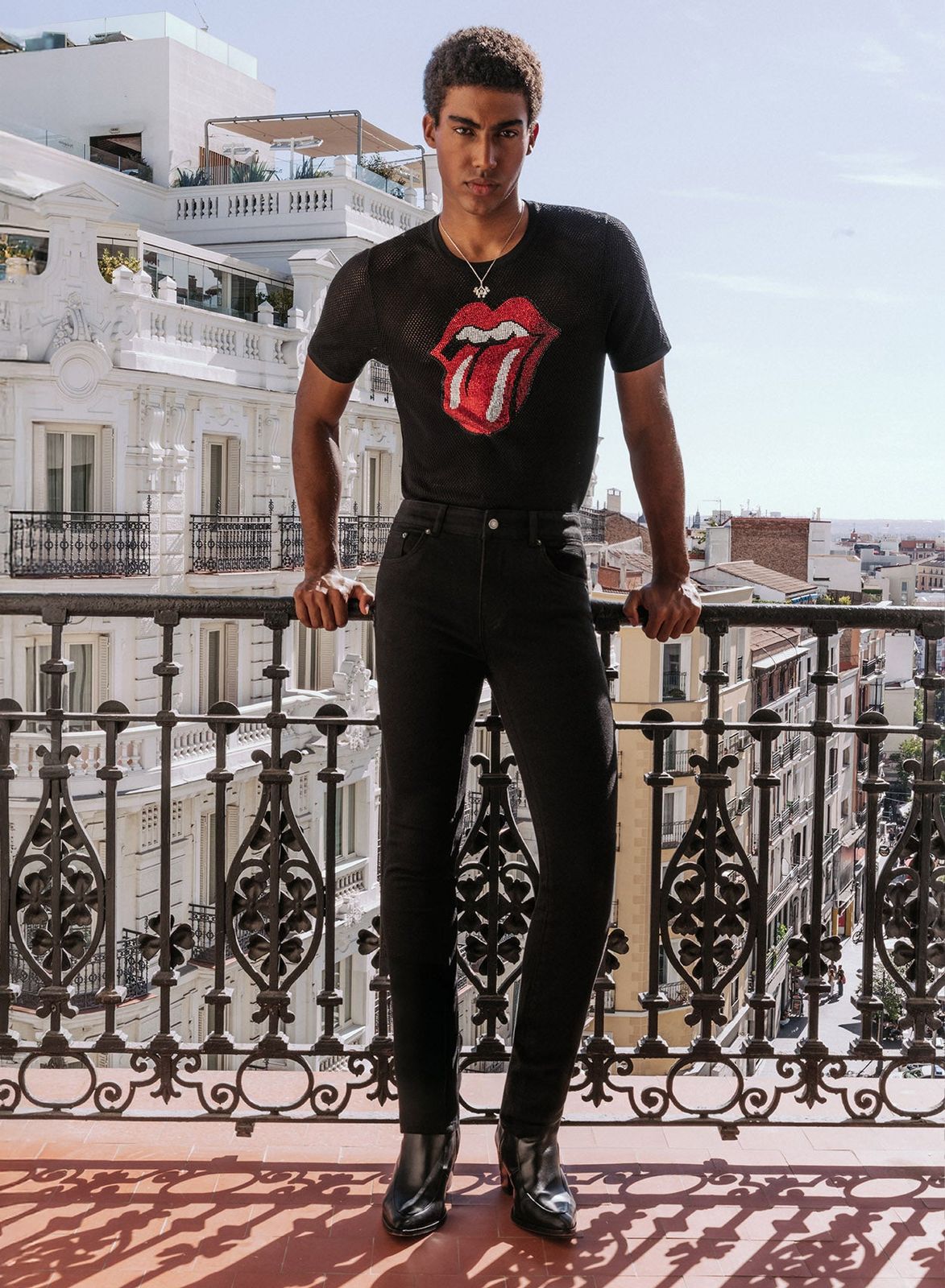 Black Slim Fit Denim Jean