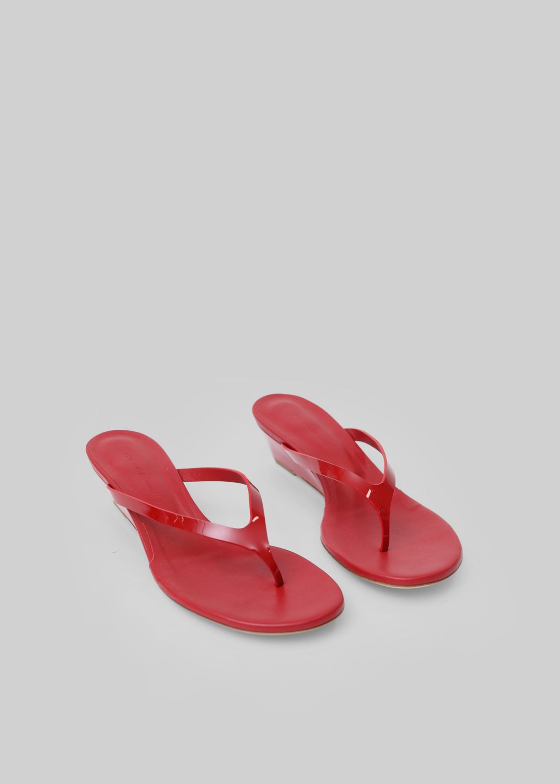 Christopher Esber Scala Wedges - Cherry