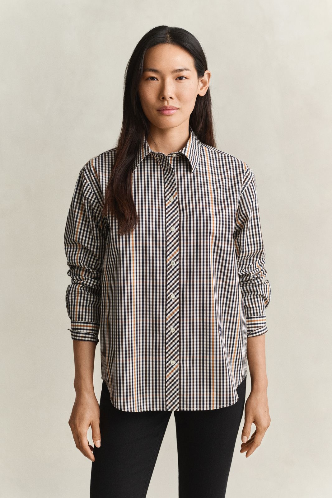 Checked Shirt - TOASTED ALMOND