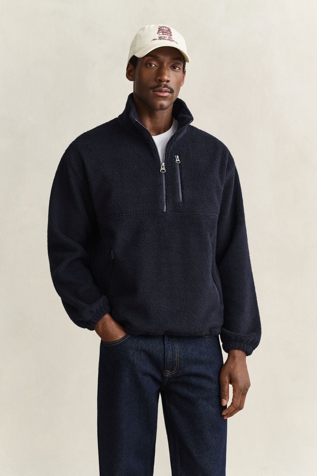 Fleece Sweatshirt - EVENING BLUE
