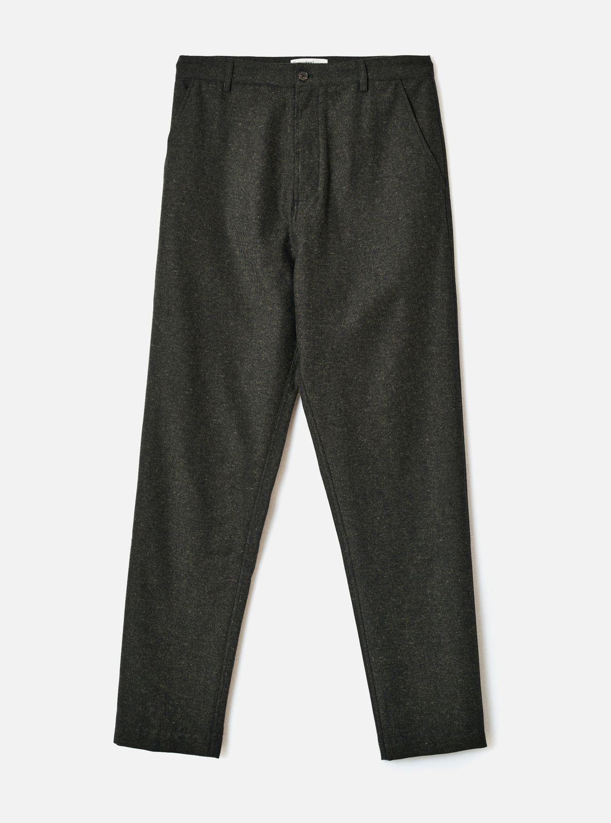 Olive Recycled Italian Tweed Military Chino