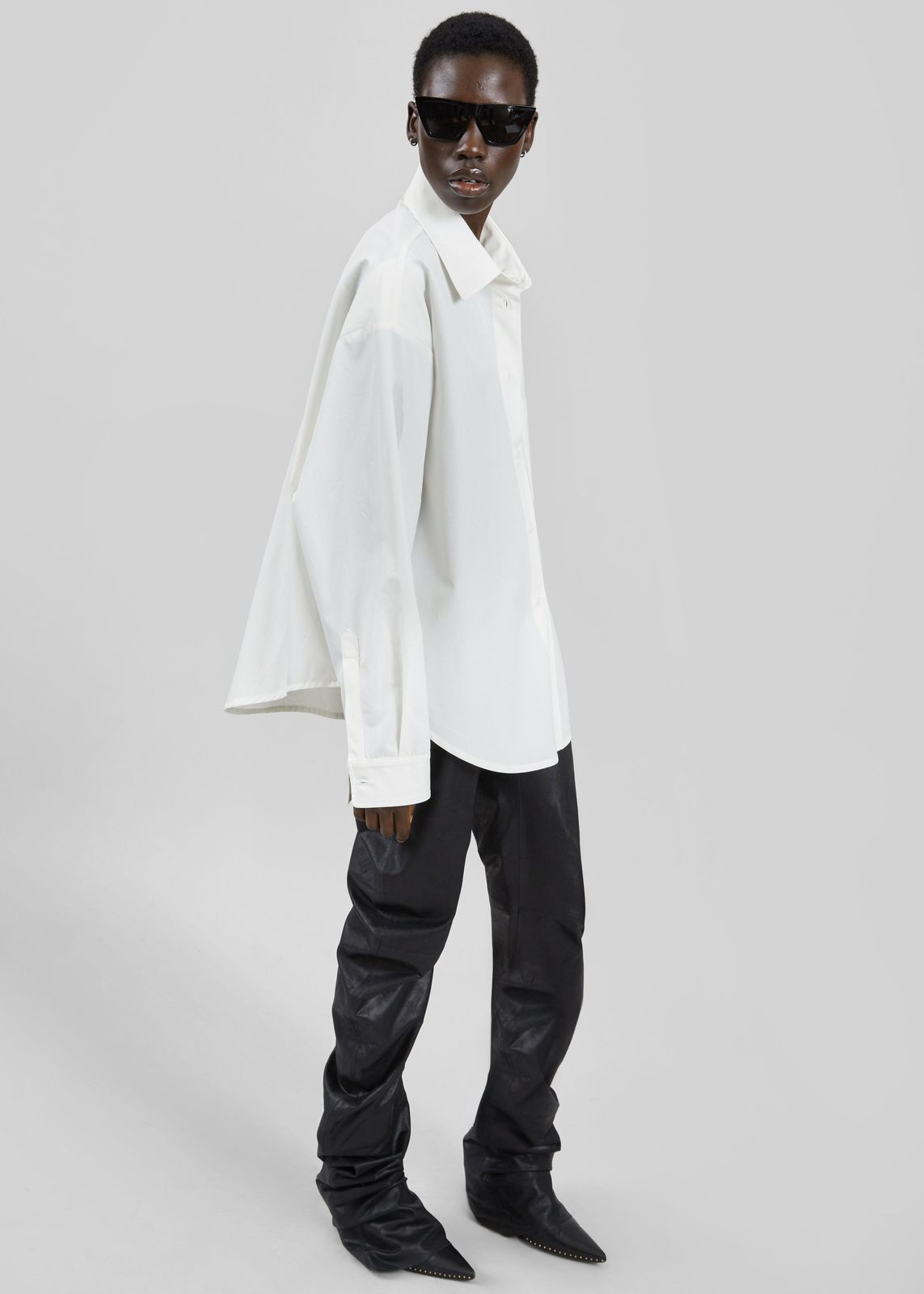 Jaslen Padded Shirt - White