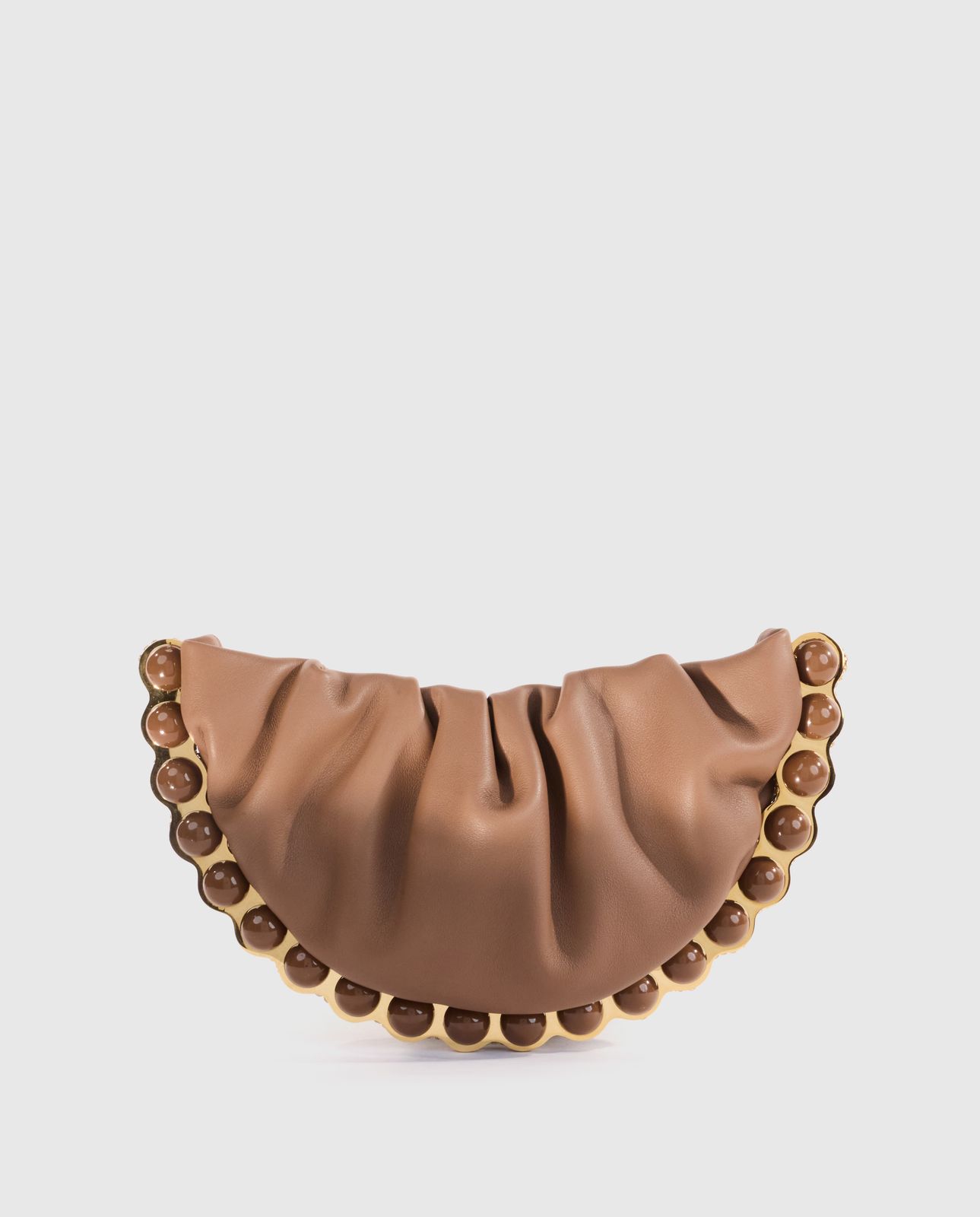 Brown Atom Moon Pouch