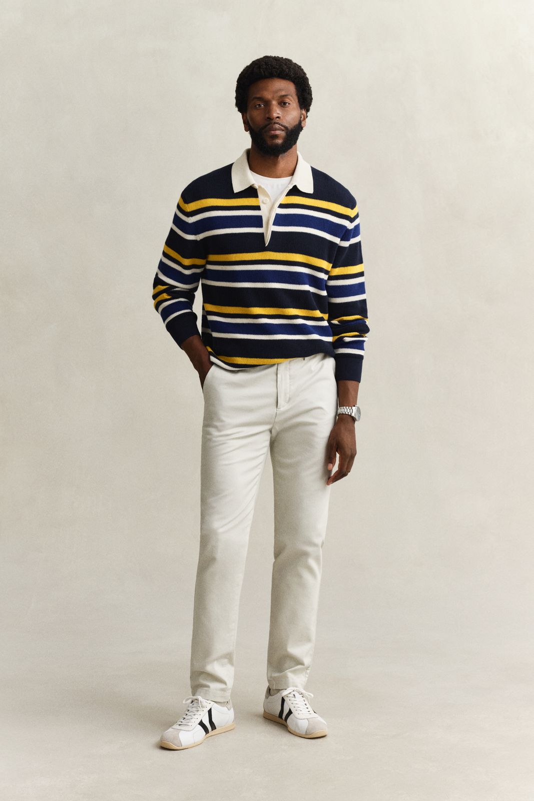 Slim Smart Chinos - EVENING BLUE