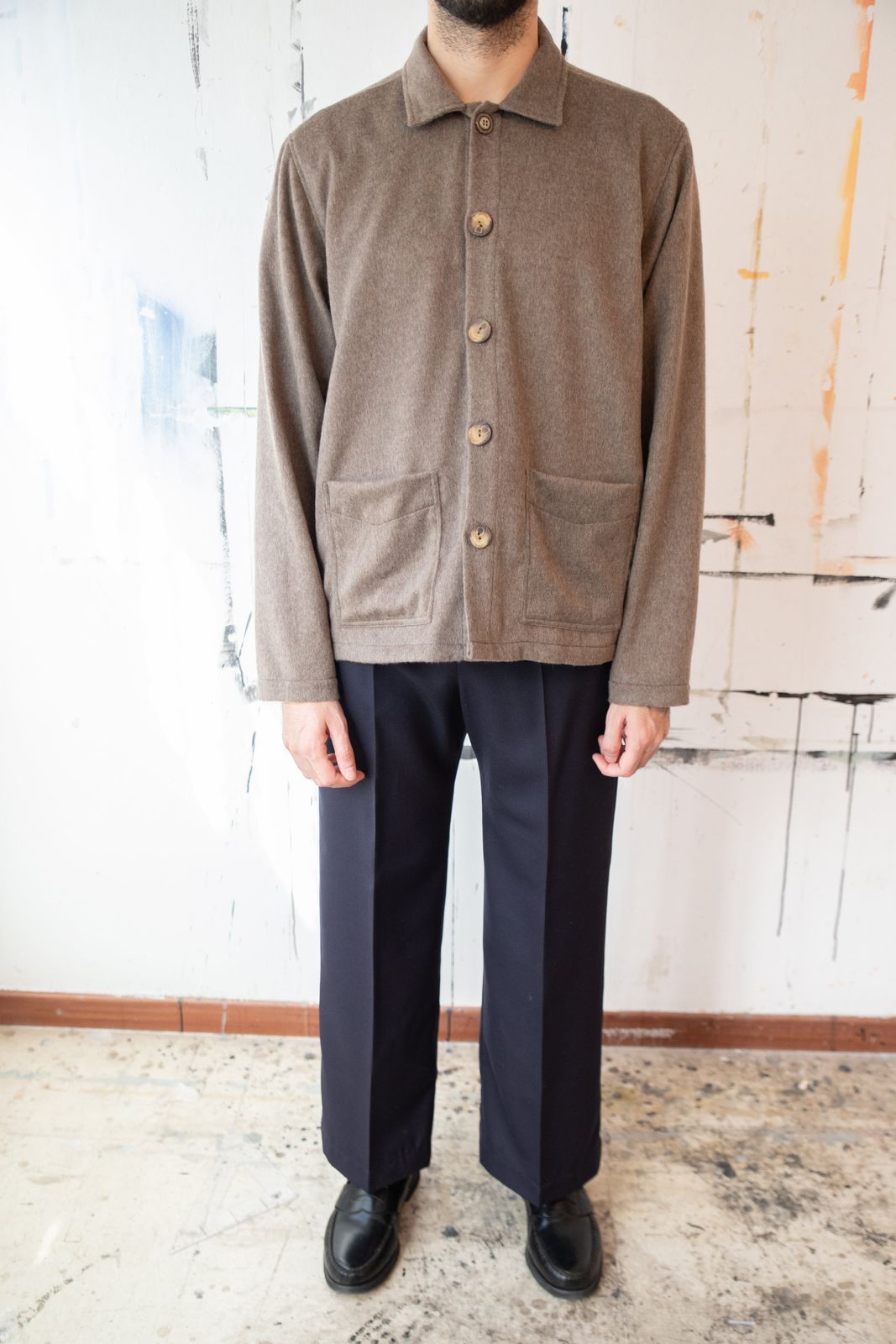 Antique Combet Wool Overshirt