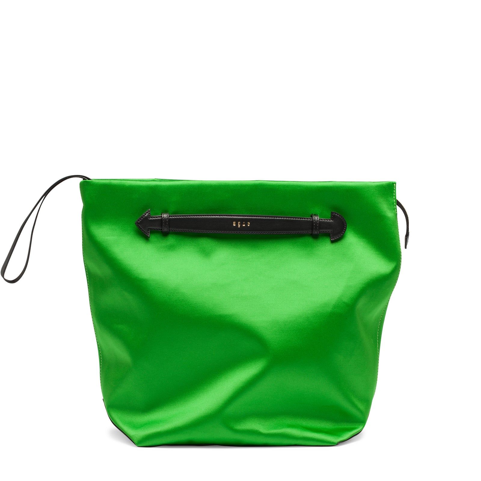 ALIA satin - leaf green