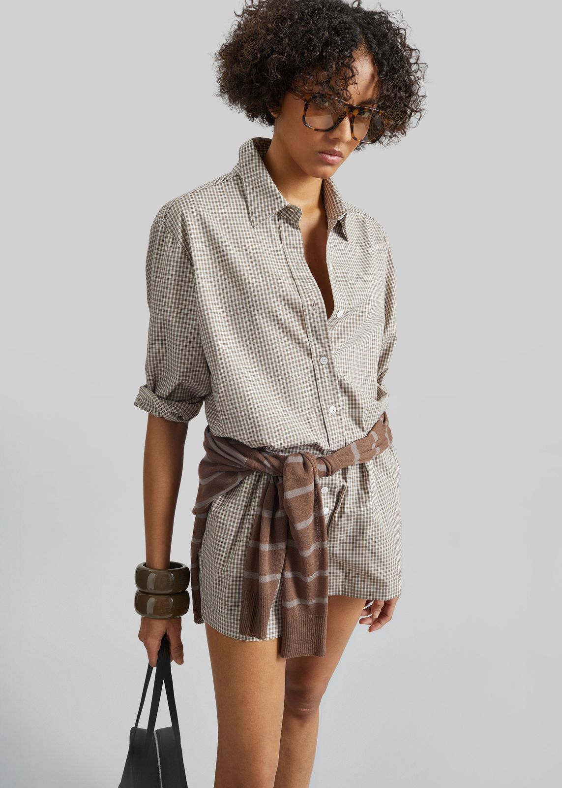 Odemira Shirt - Beige Plaid