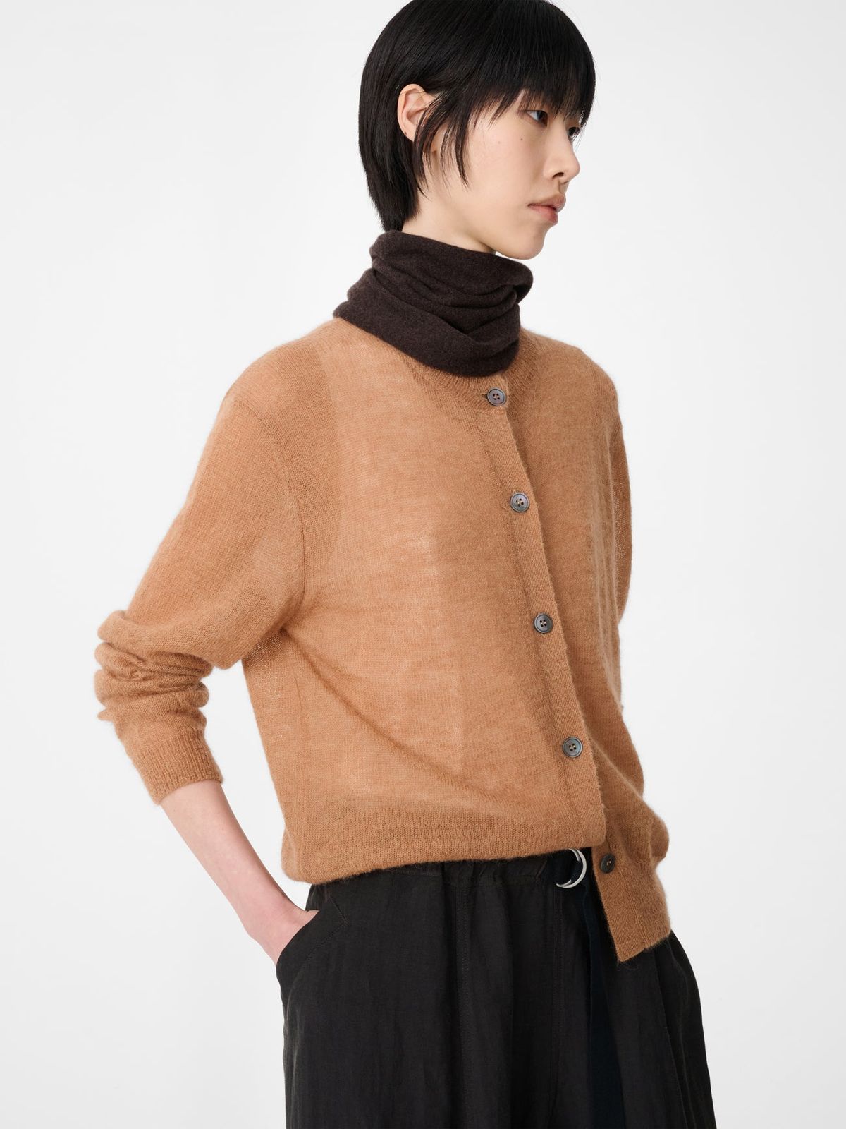 Callen Cardigan In Camel