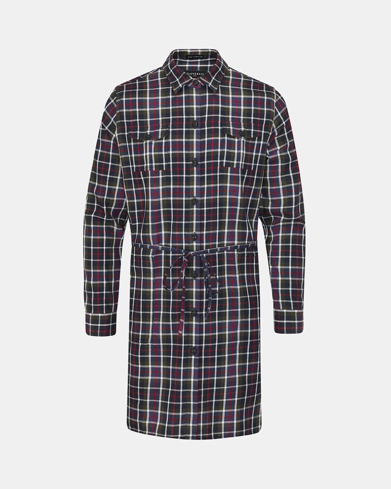 Women's Shirt Dress Check
