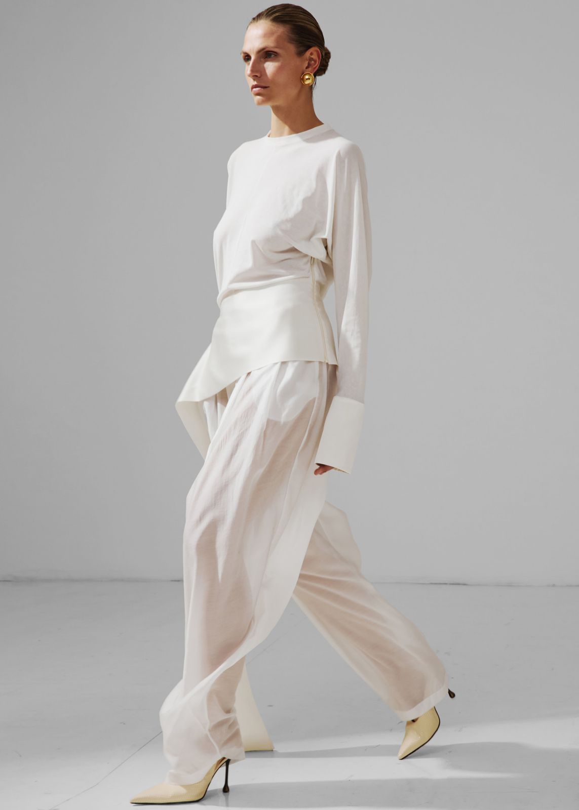 Darkpark Simona Balloon Pants - White