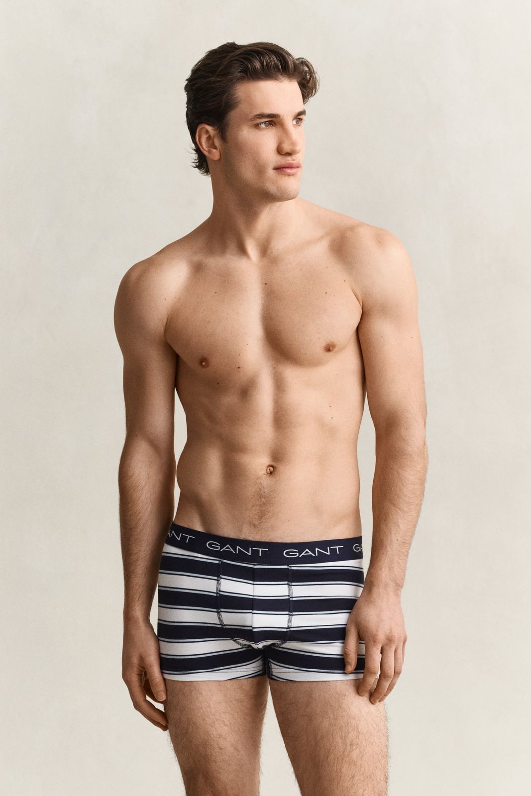 3-pack Striped Trunks - Marine