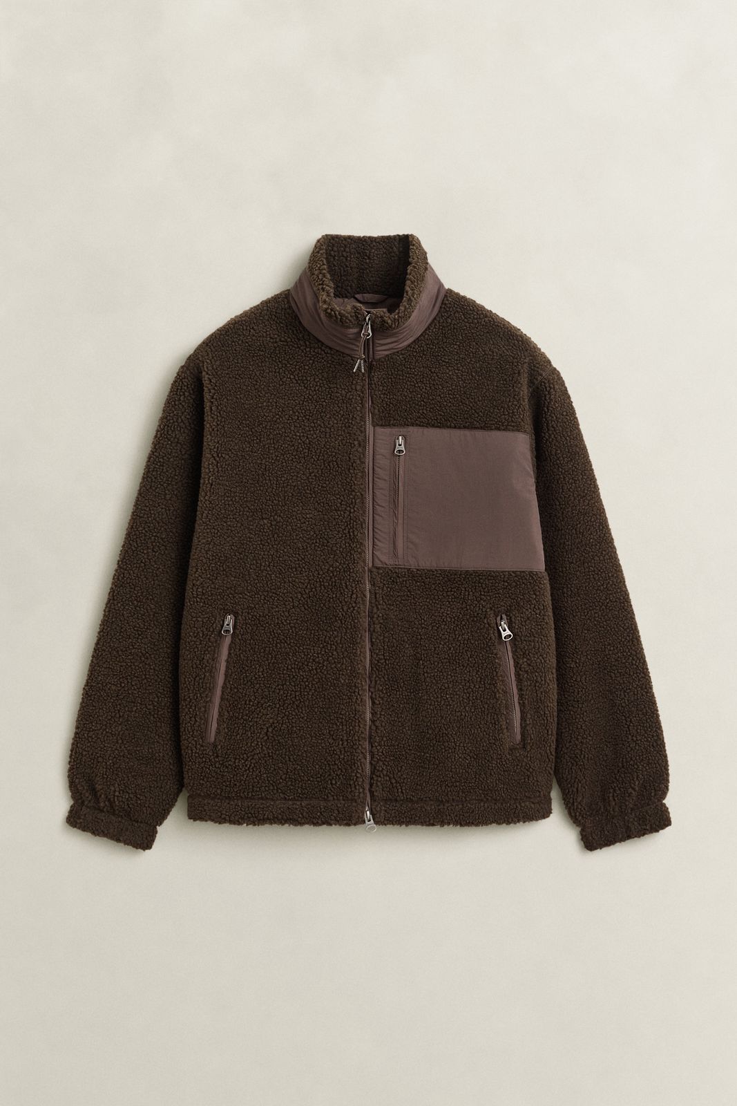 Fleece Jacket - SHADOW BROWN
