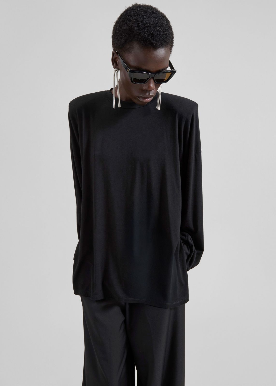 Ravvi Soft Padded Top - Black