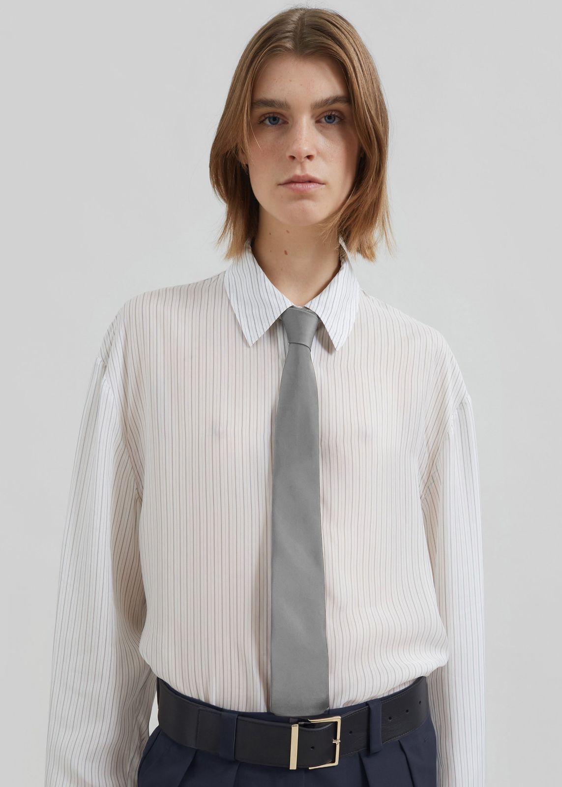 Lene Tie - Light Grey