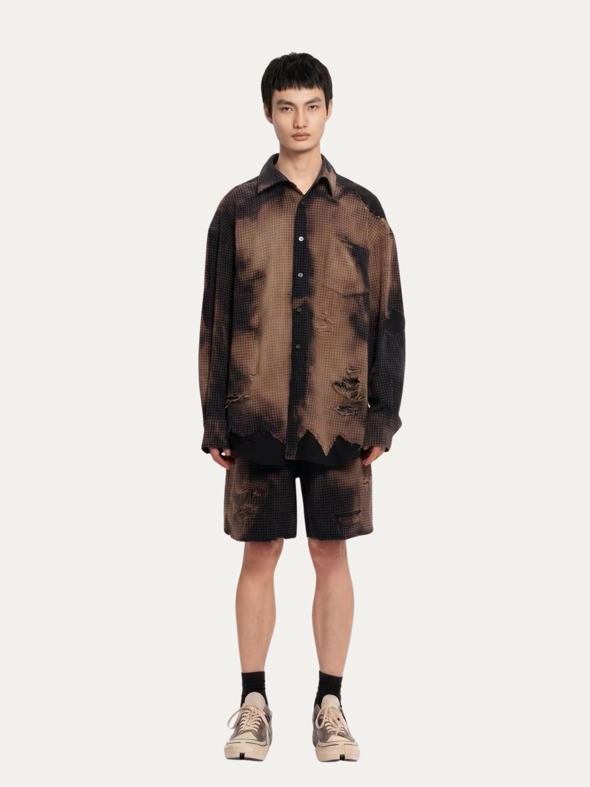 LONG SLEEVE SHIRT IN DECAYED CHECK