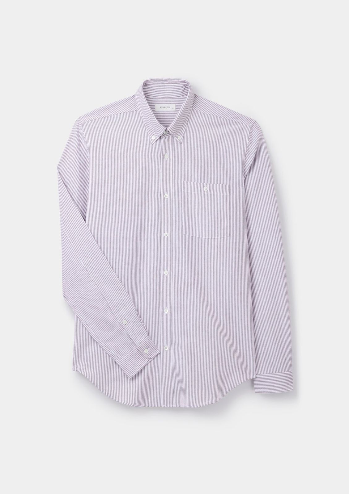 Mahogany Stripe Oxford Button-down Shirt