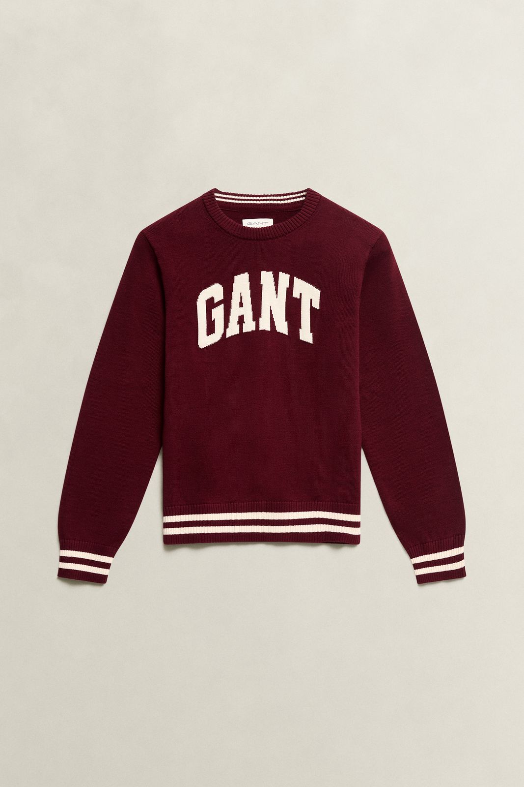Teen Boys Intarsia Sweater - PLUMPED RED