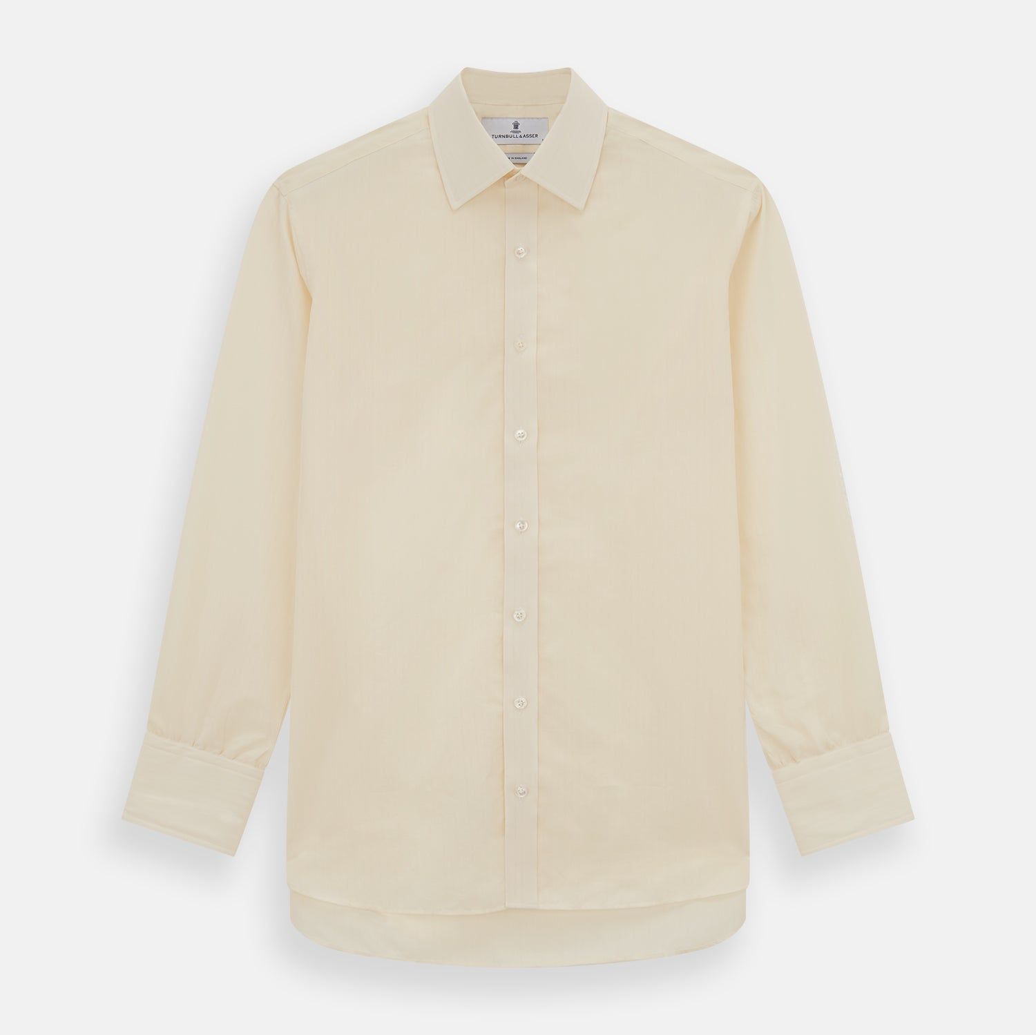 Cream Fine Pencil Stripe Mayfair Shirt