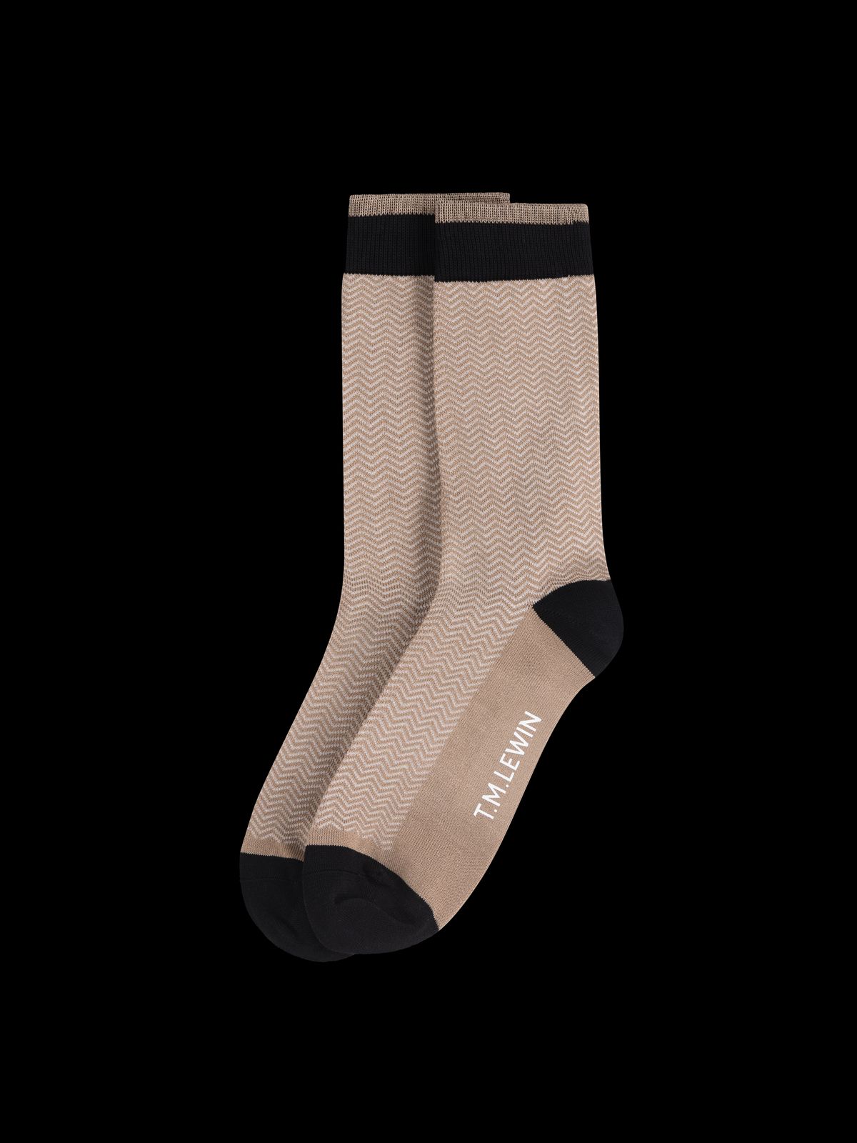 The Smart Mercerised Herringbone Socks