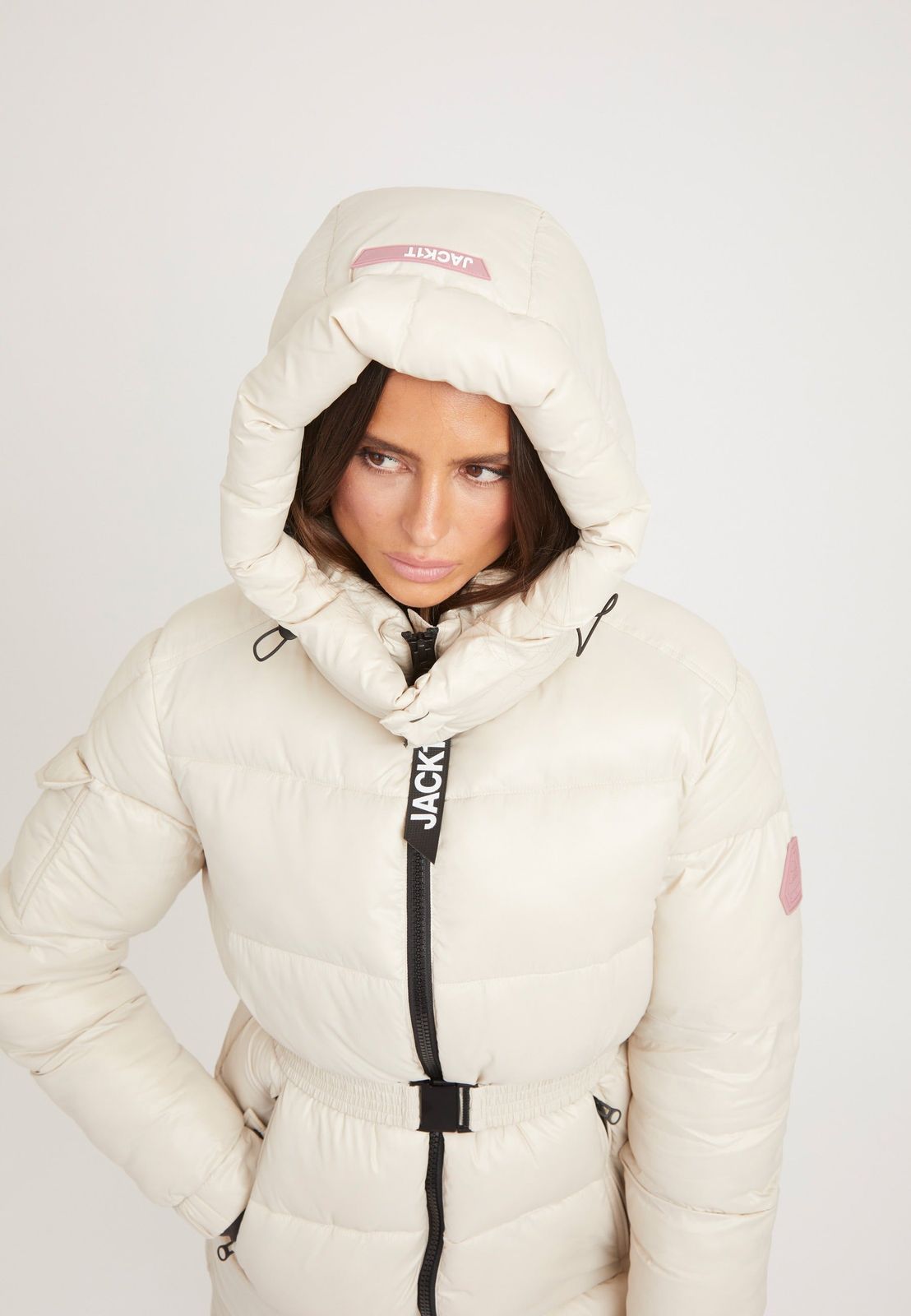 EZ Belted Coat Stone