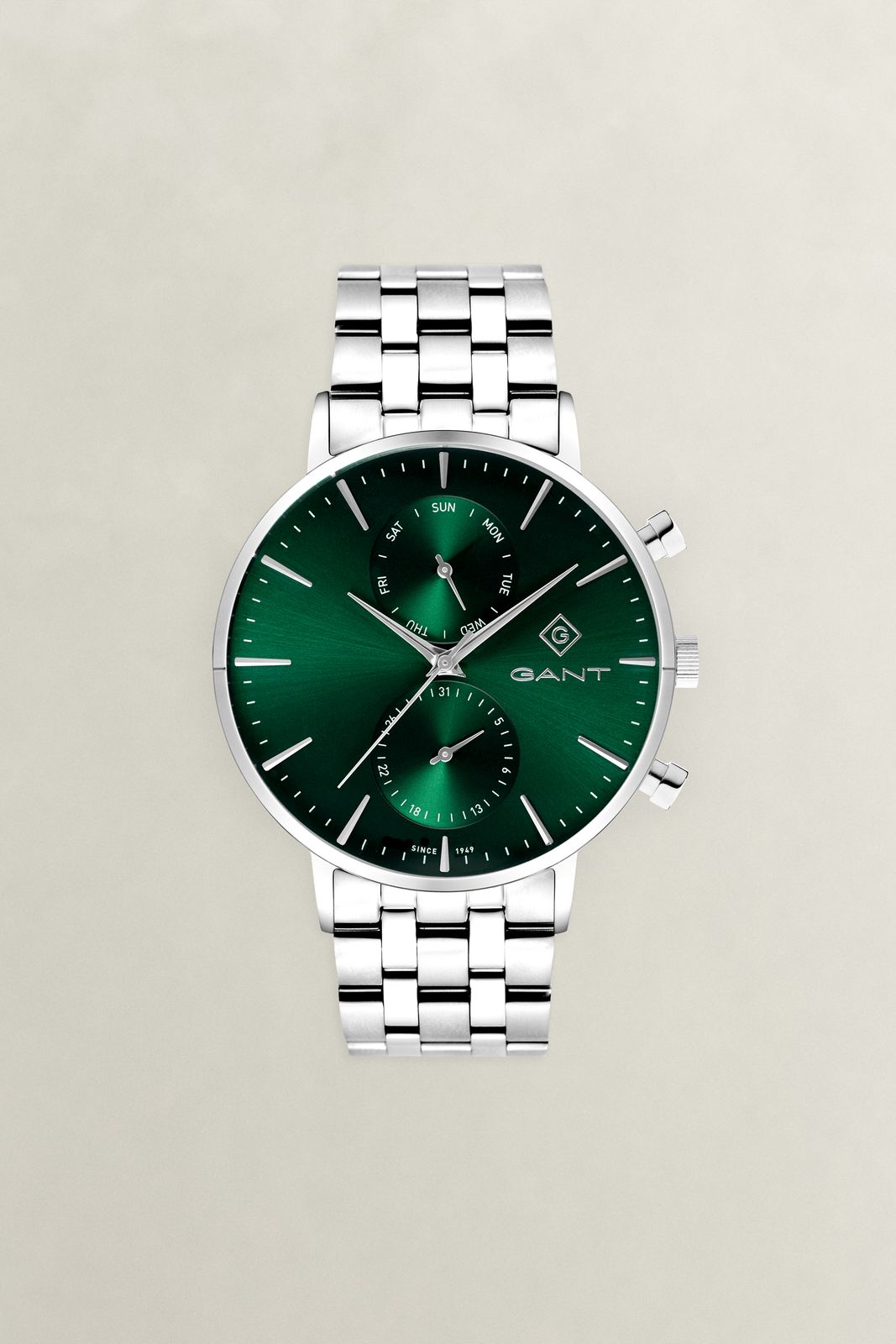 Park Hill Day-Date II Watch - LUSH GREEN