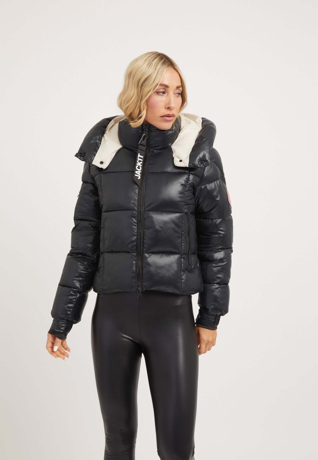 EZ Box Crop Jacket Black
