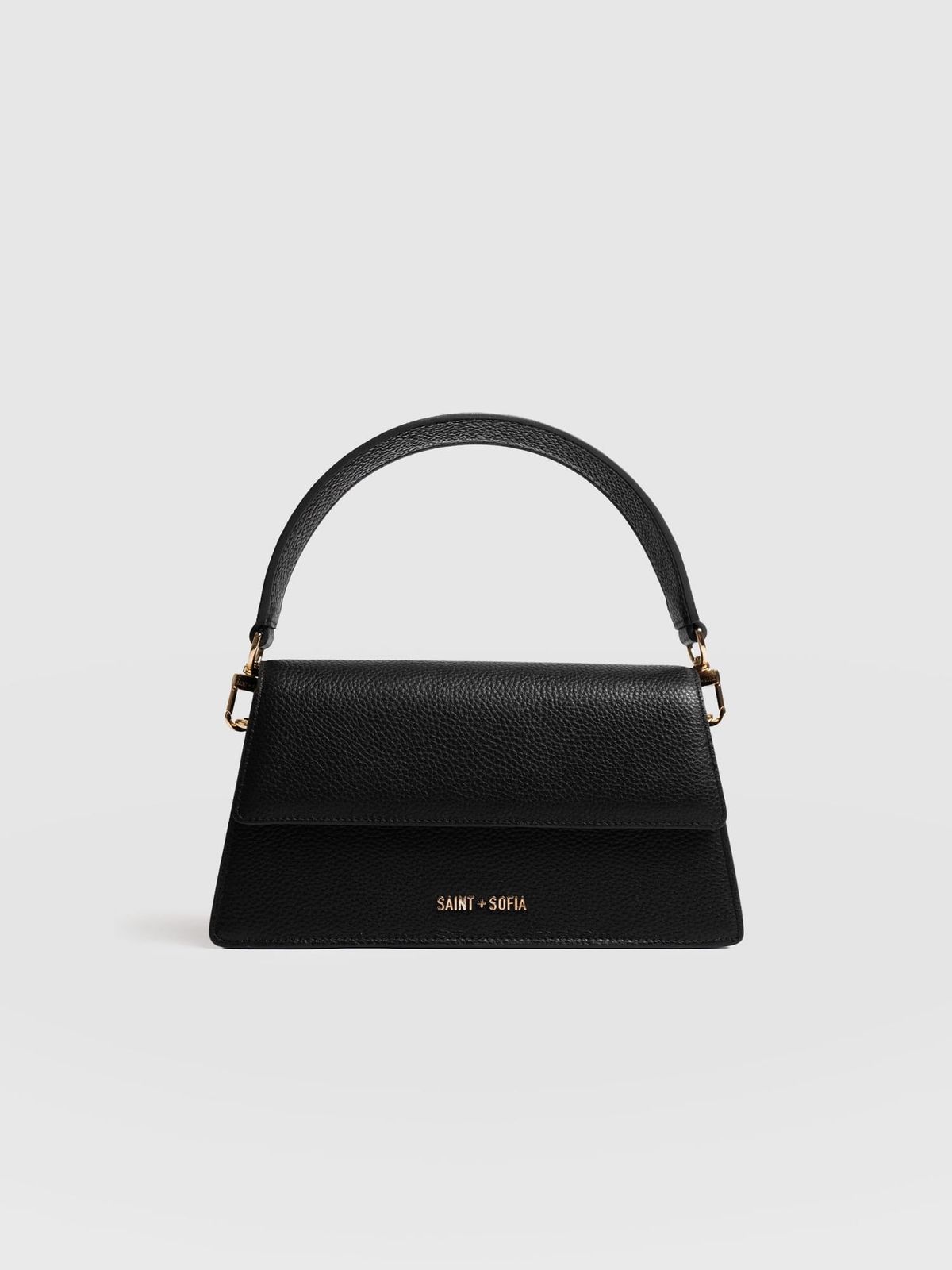 Lennox Half Flap Bag - Black