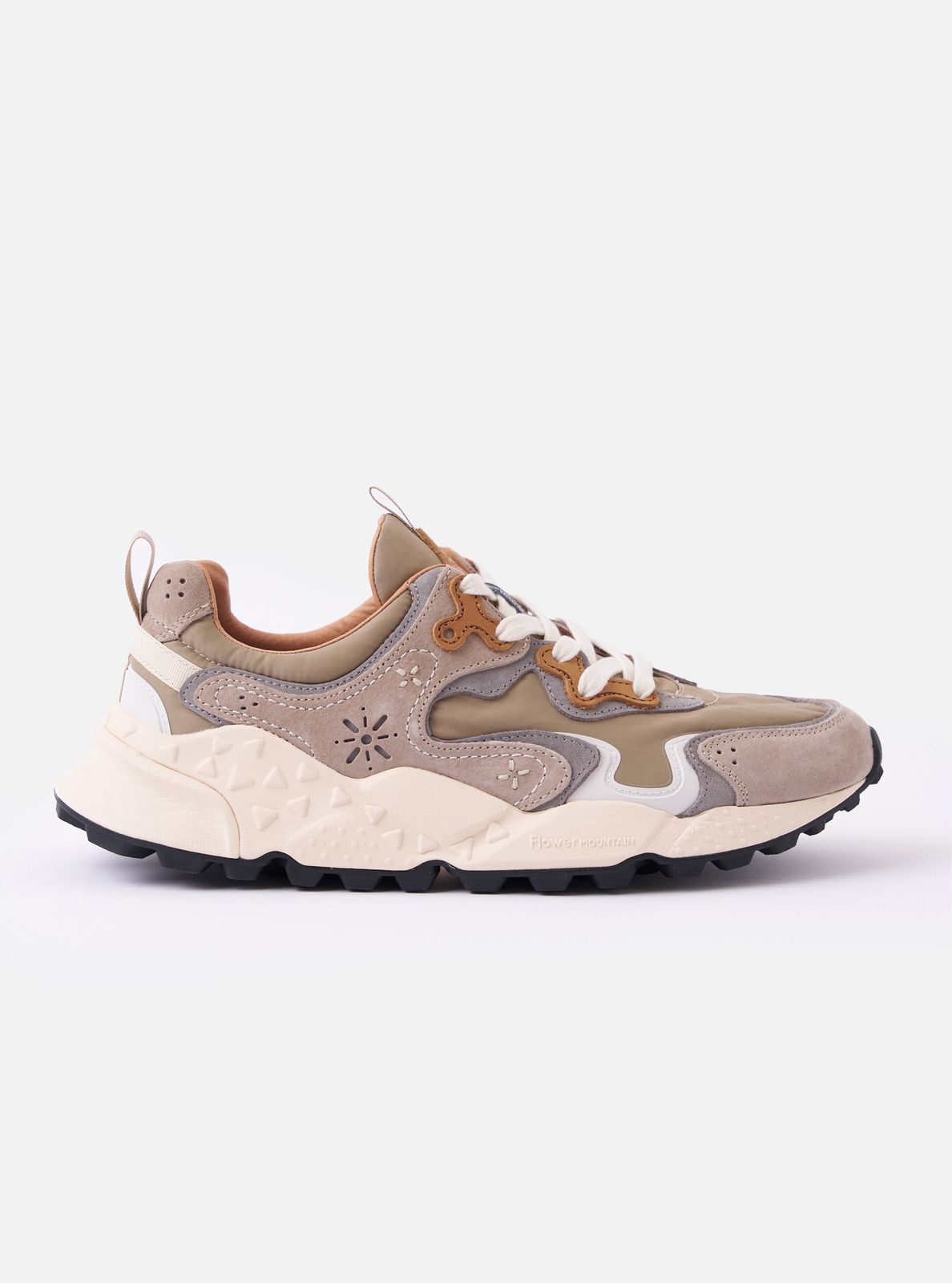 Flower Mountain Light Brown Suede/nylon Rulis Uni