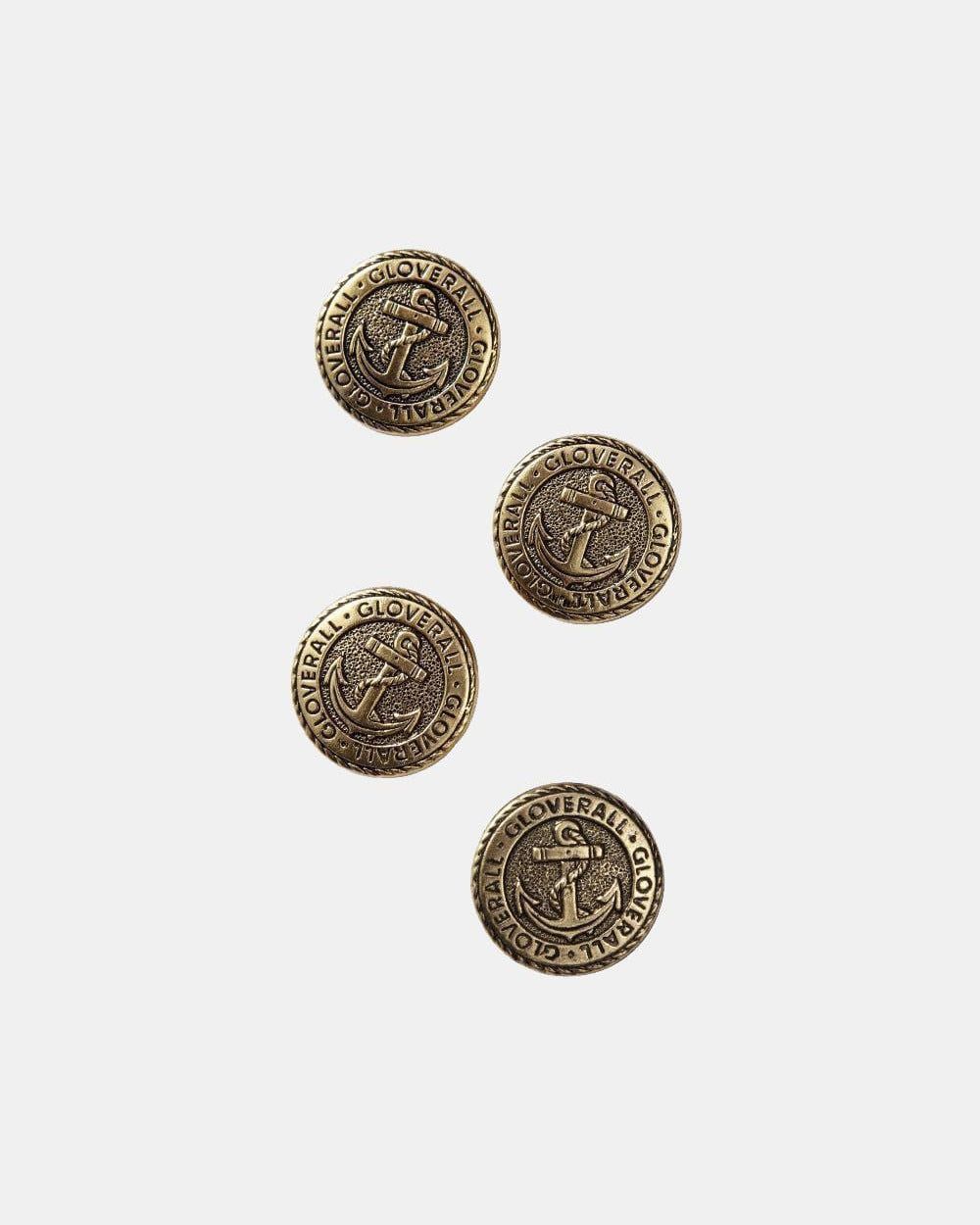Anchor Buttons Gold