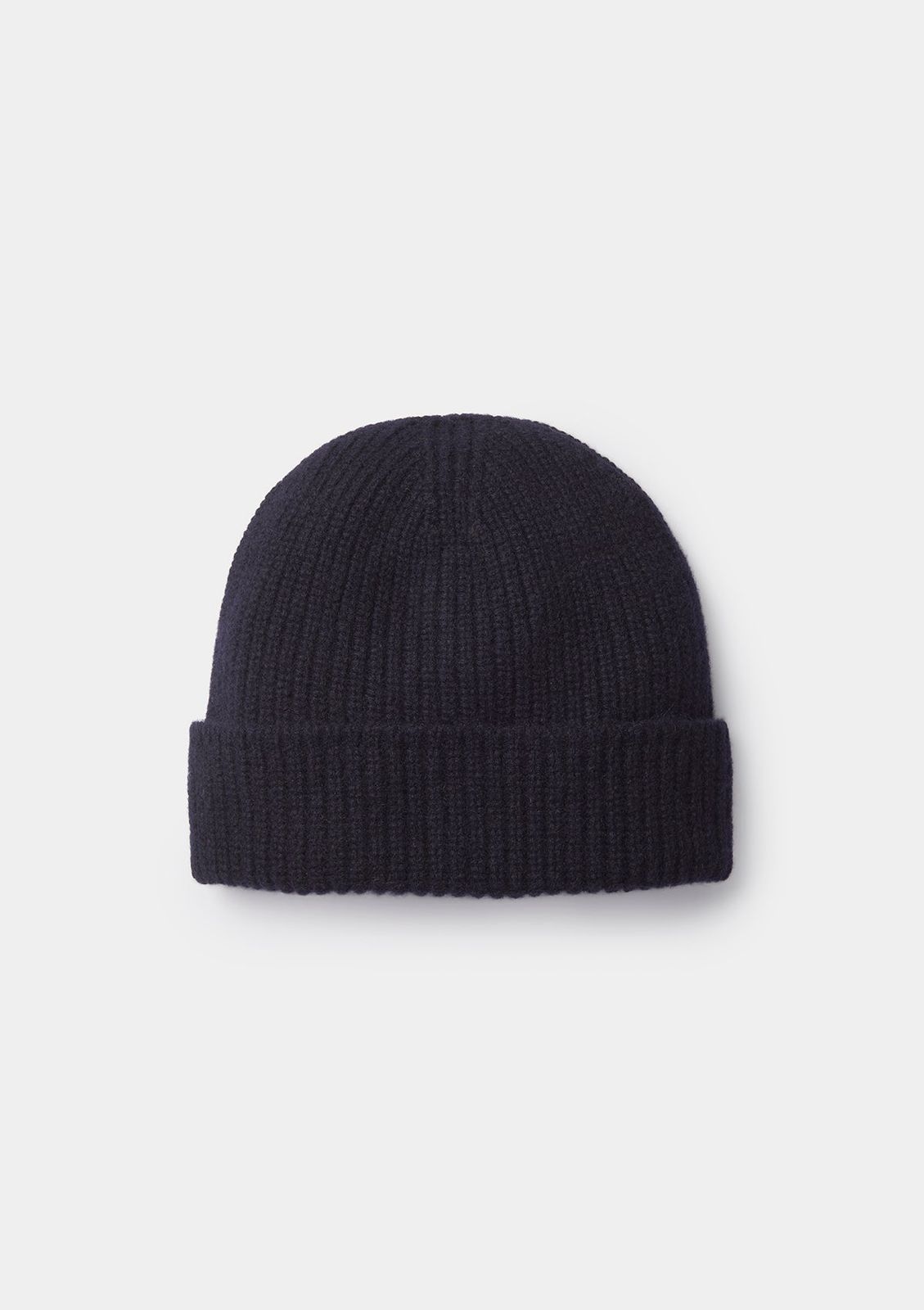Navy Cashmere Beanie