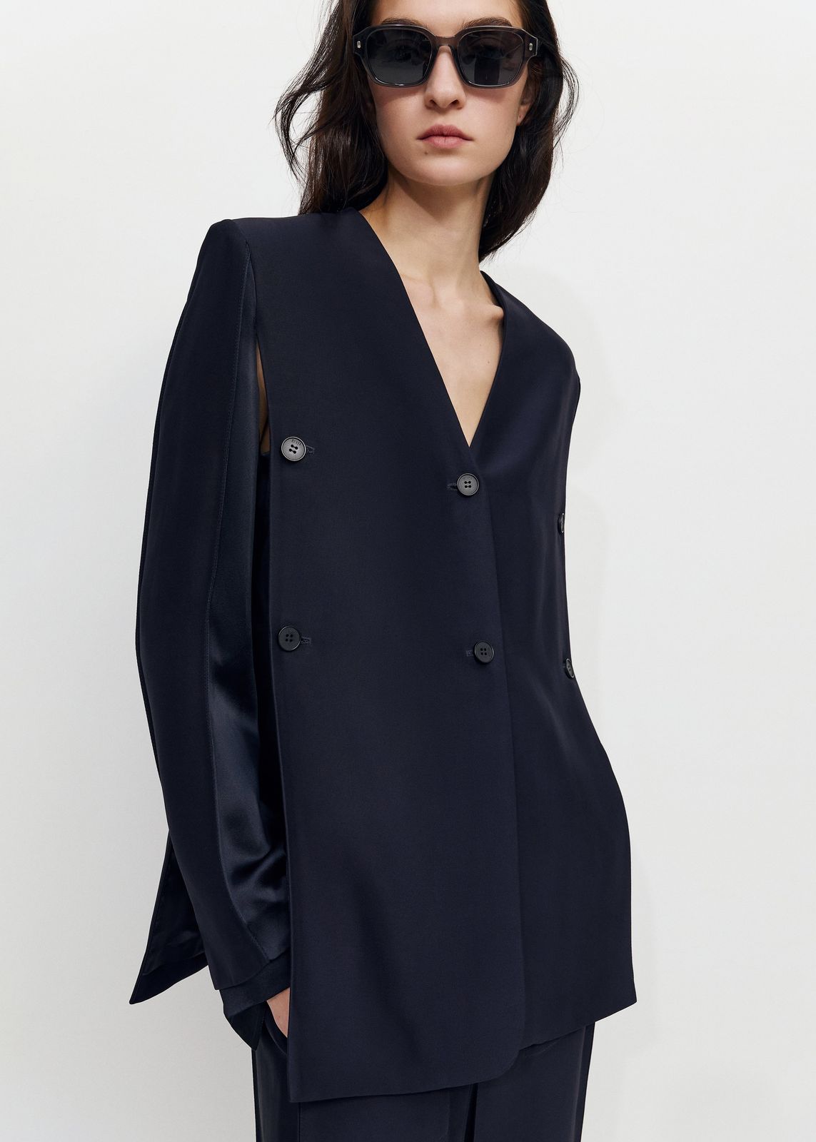 Bevza Deconstructed Jacket #3 - Dark Ink Navy