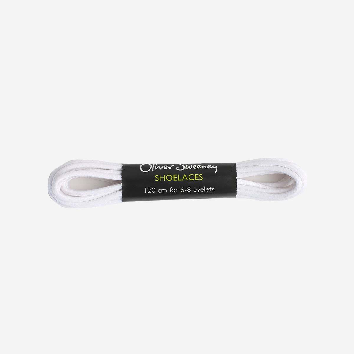 Long Round White Laces