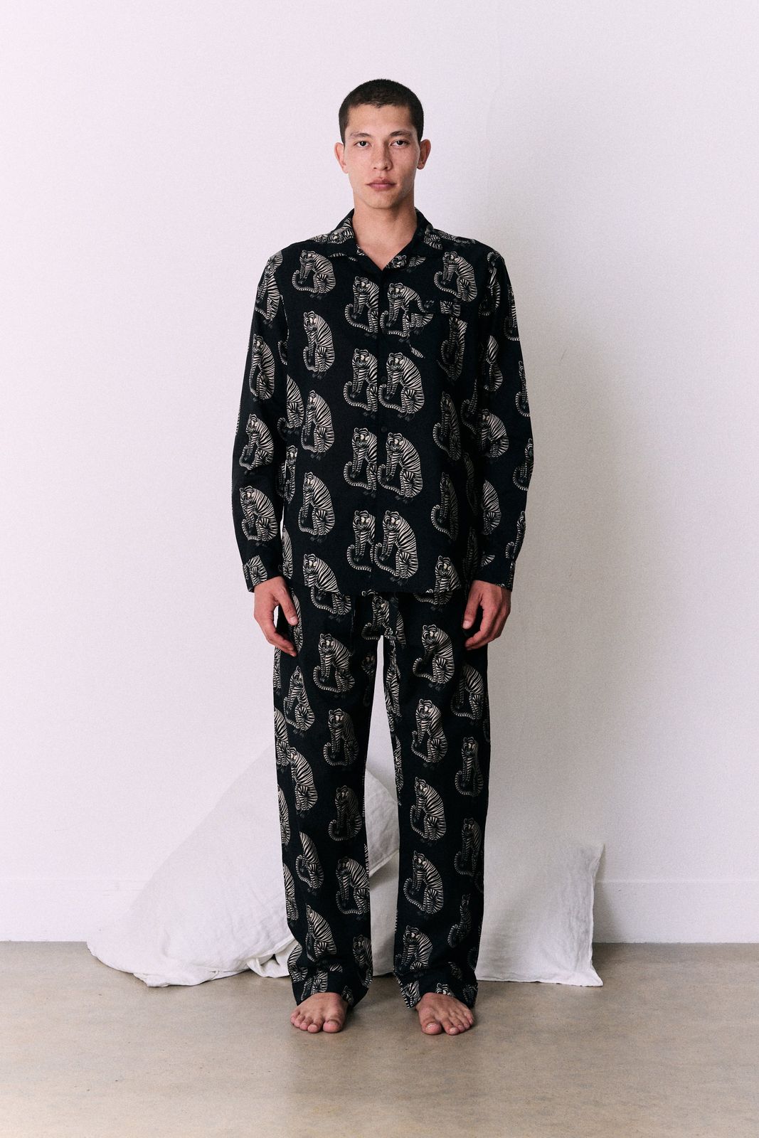 Men’s 402 Long Pyjama Set Sansindo Navy