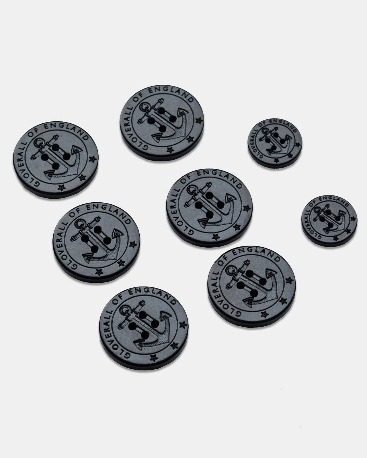 Anchor Buttons Black