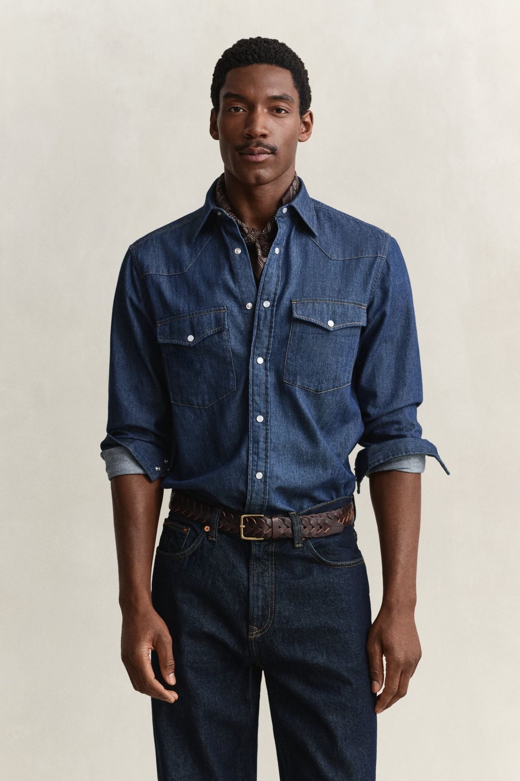 Denim Rodeo Shirt - DARK INDIGO