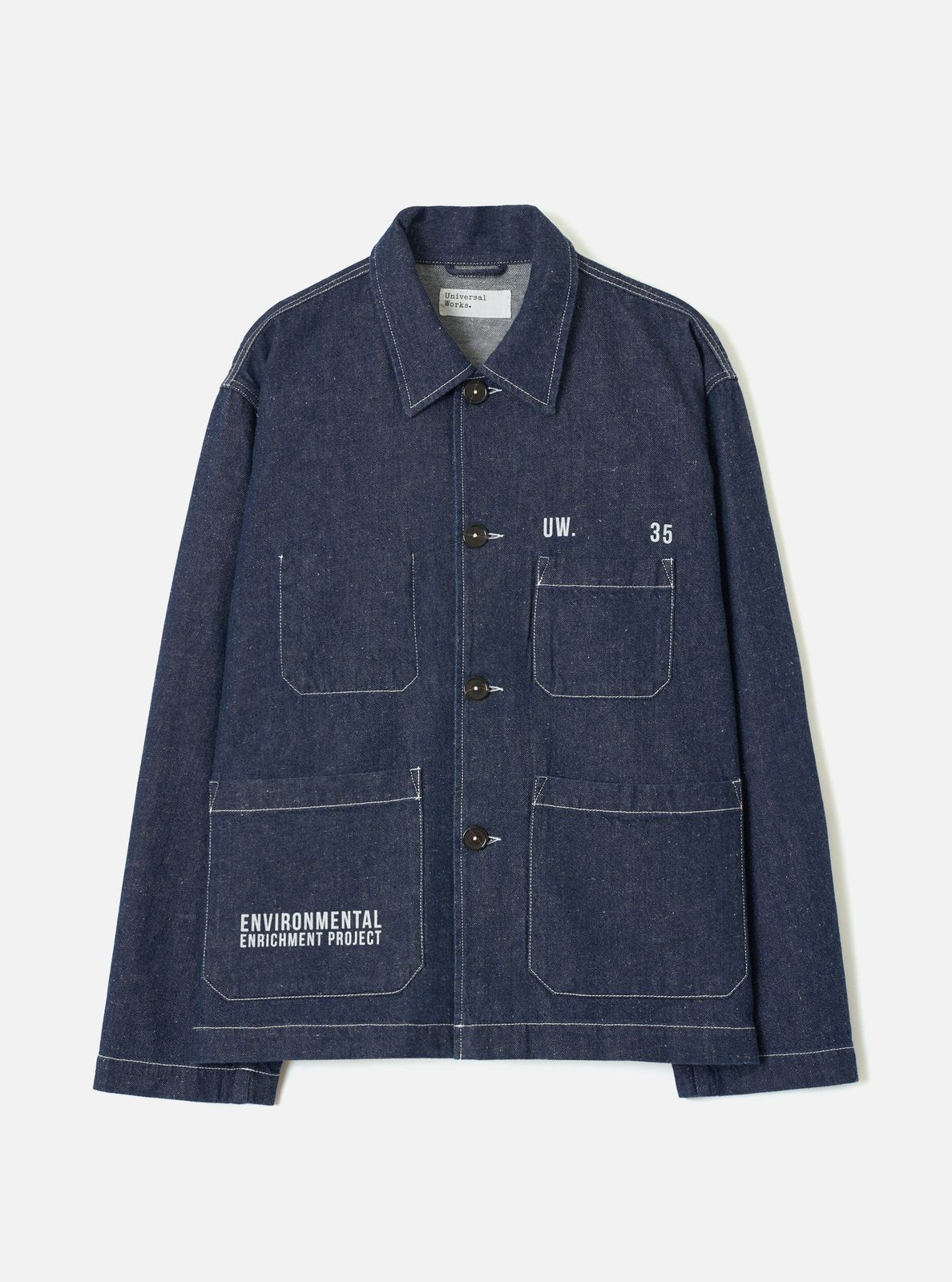 Indigo Future Denim Patch Ives Jacket