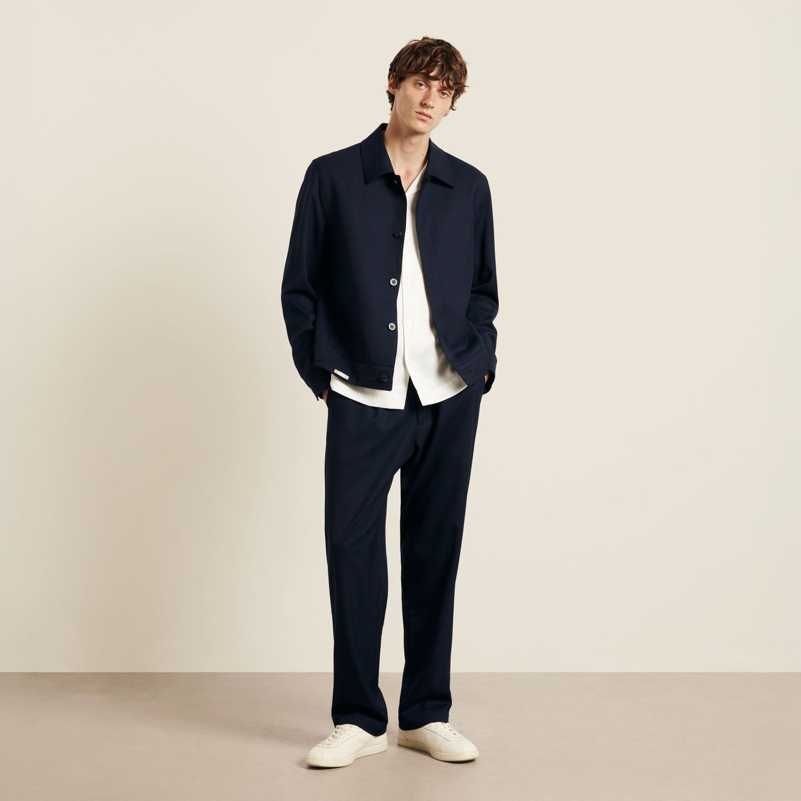Provence Travel Suit Pant - Navy