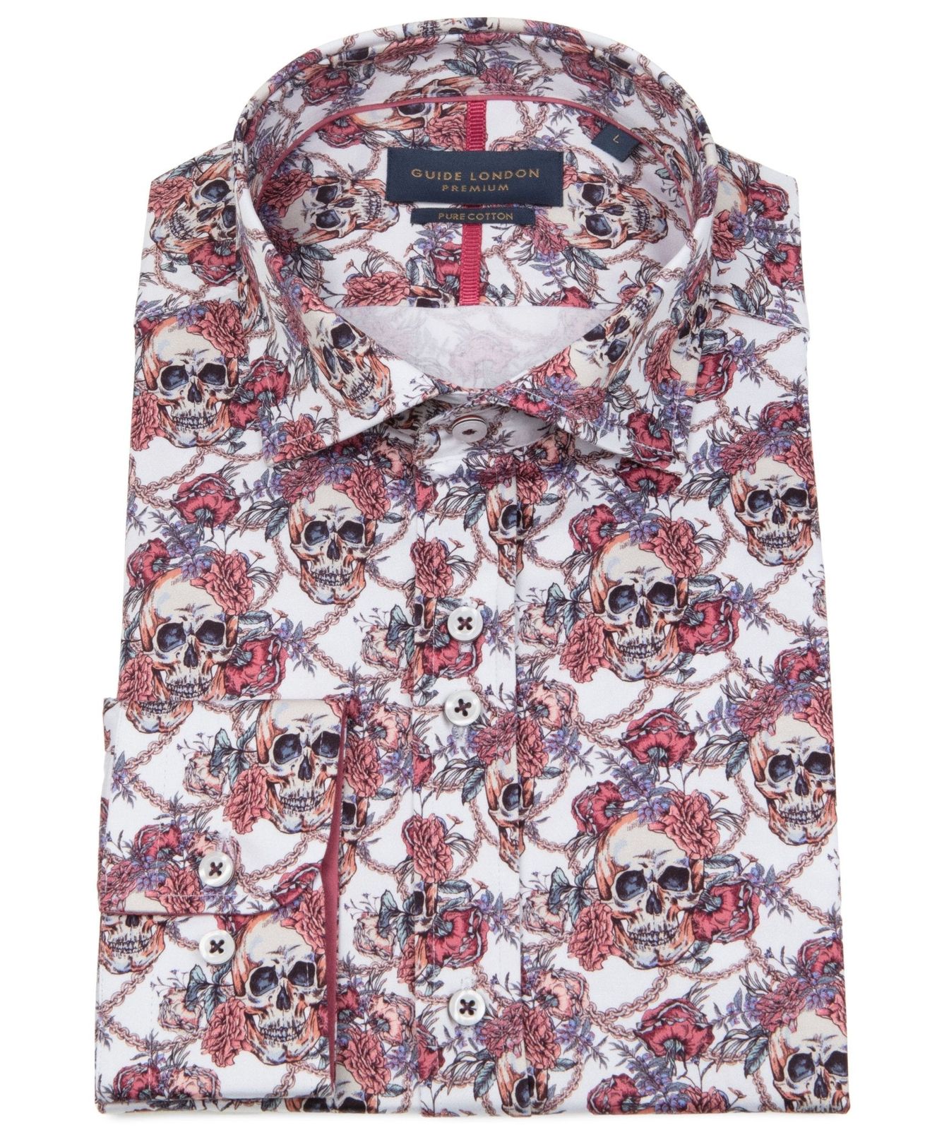 Skulls And Roses Long Sleeve Shirt