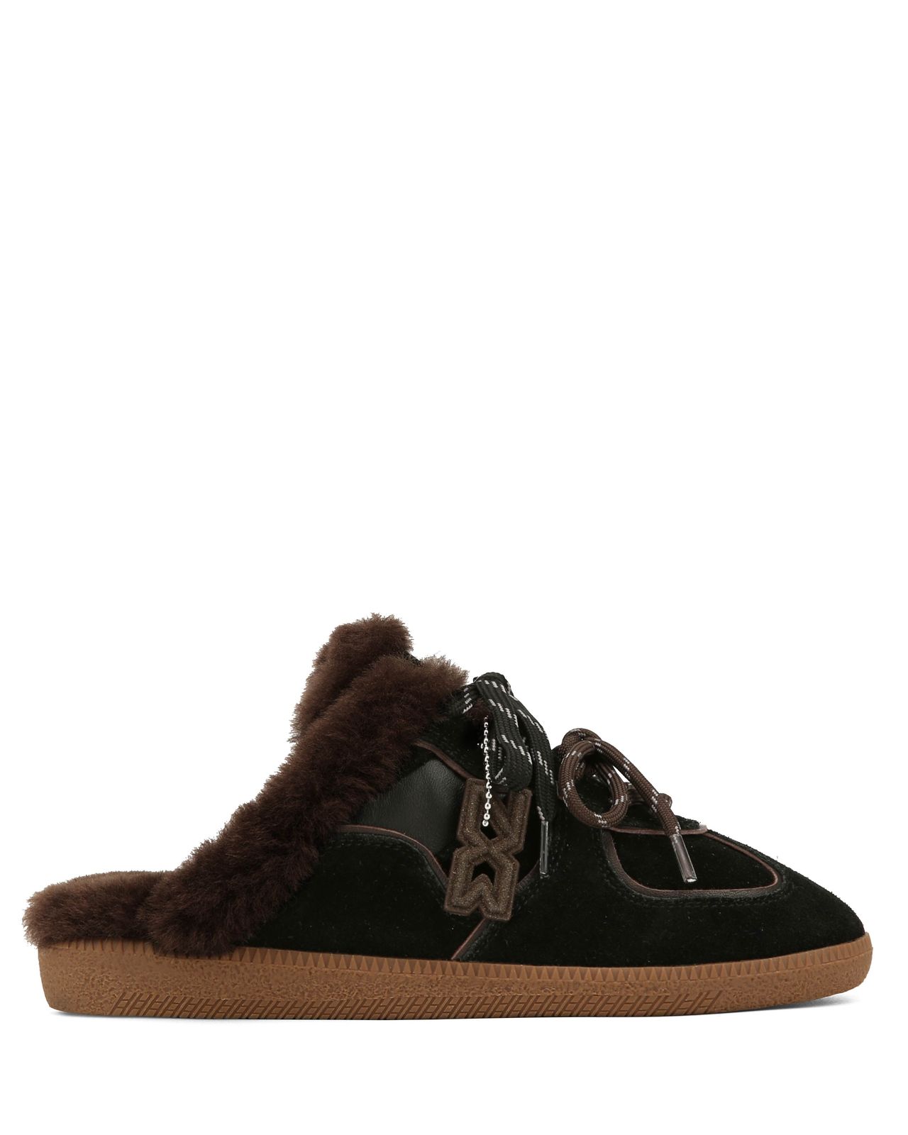August Mule Black Suede