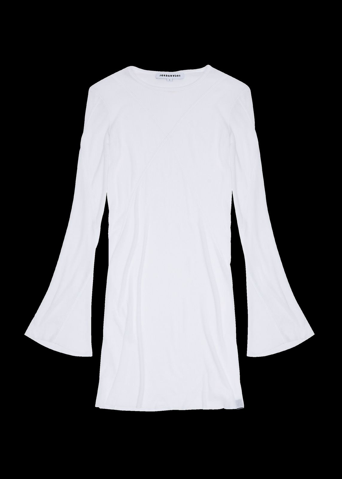 Blues Longsleeve Dress White