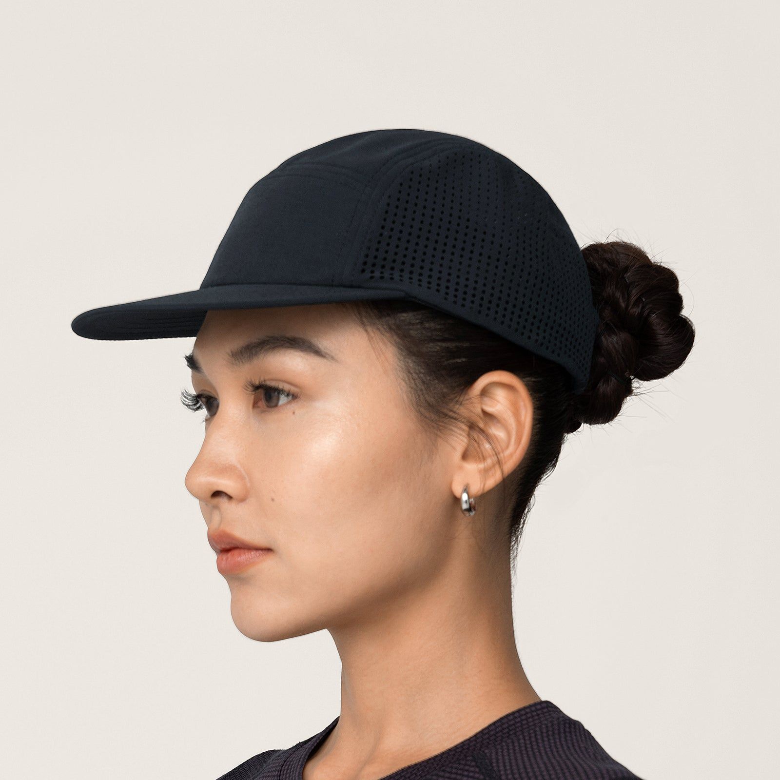 Lightweight Performance Cap - Natural Black
